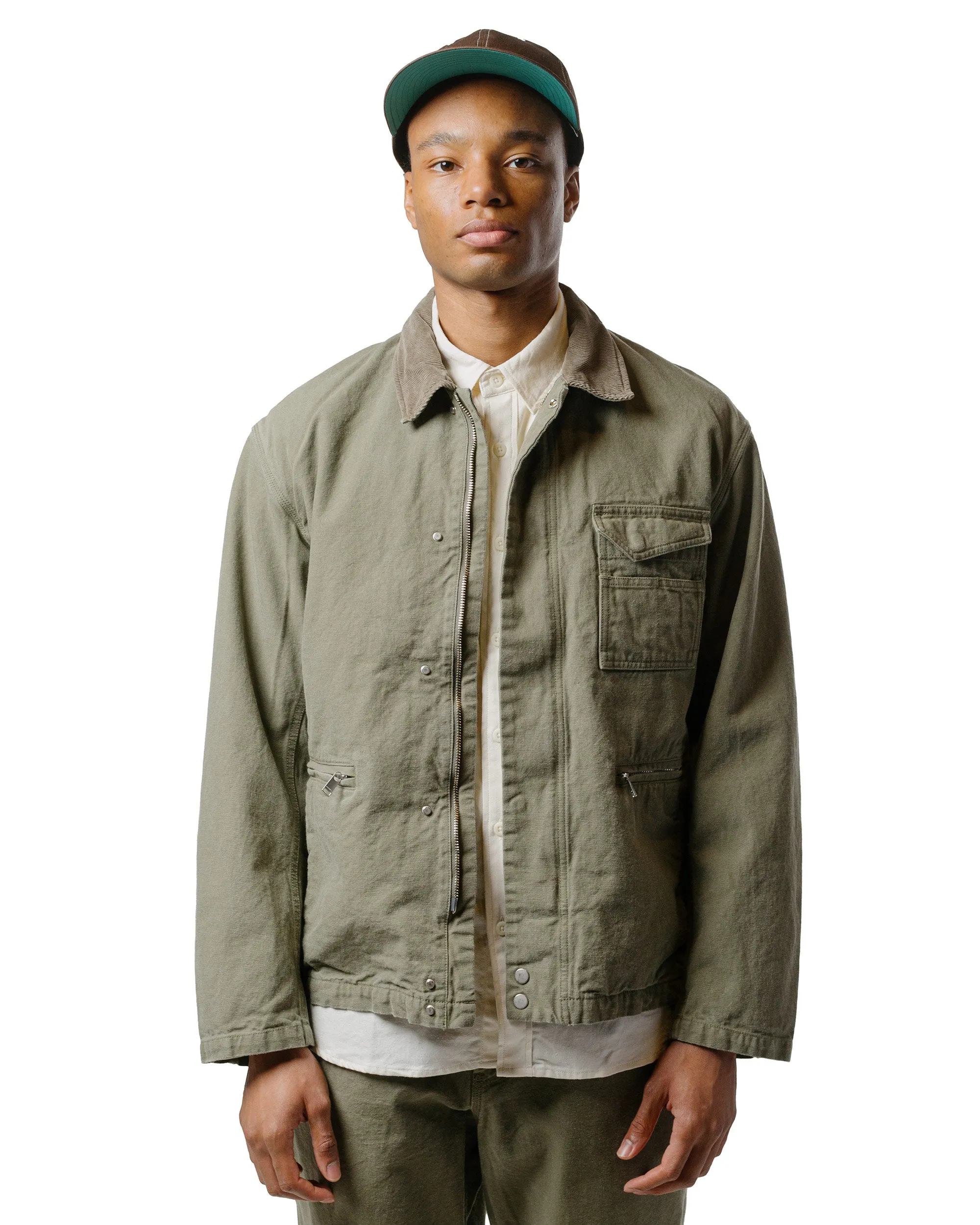 nonnative Worker Jacket Cotton Oxford Sulfur Dye Khaki sold by Lost & Found product image thumbnail 2