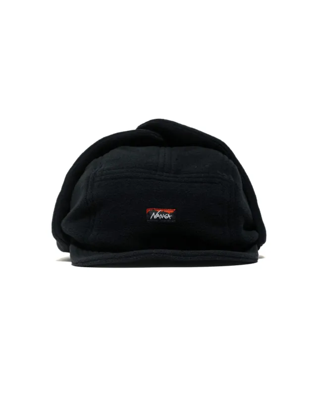 Nanga Polartec Ear Flap Cap Black sold by Lost & Found