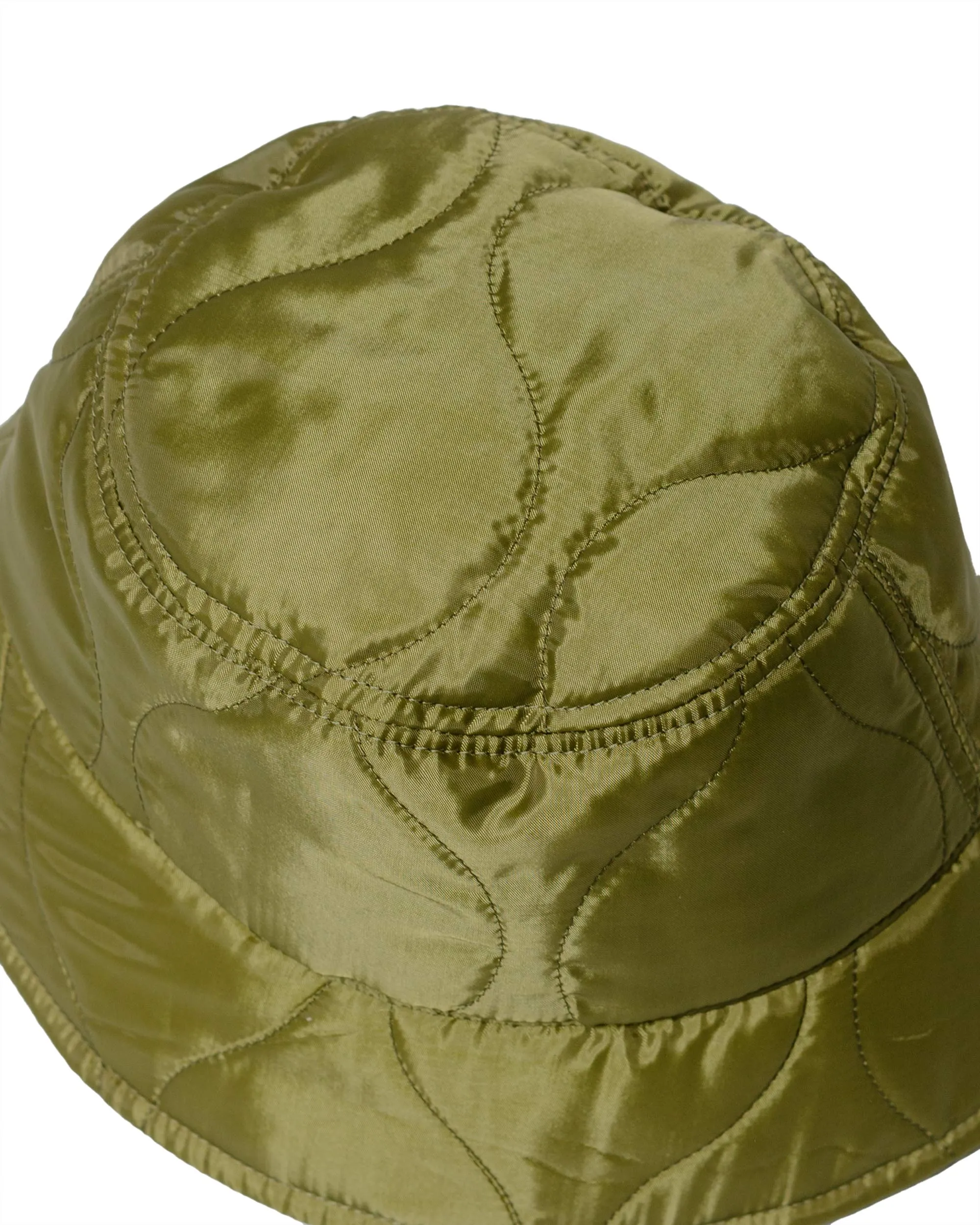 Found Feather Bucket Hat Quilted Military Liner Green sold by Lost & Found product image thumbnail 2
