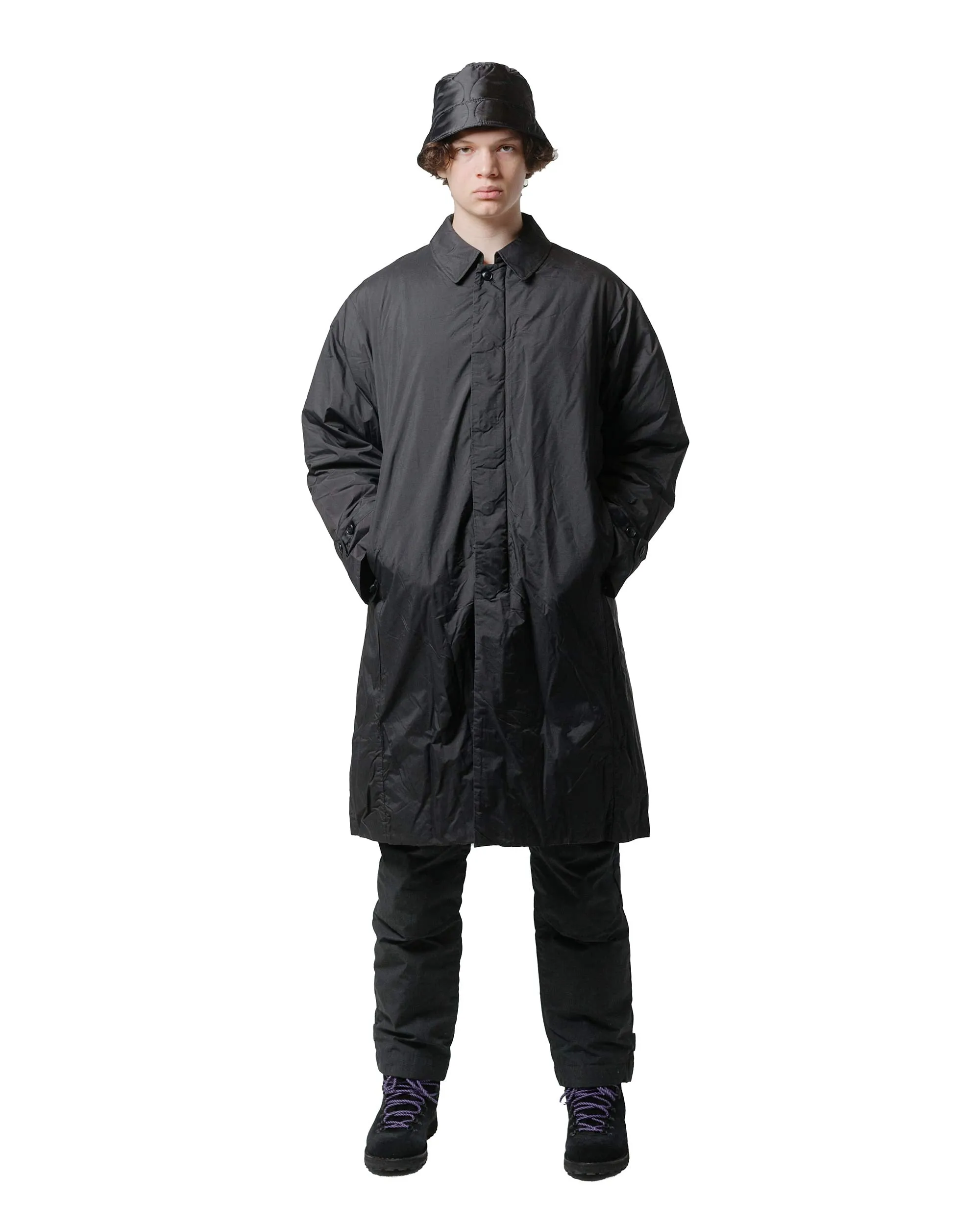 Nanga Down Bal Collar Coat Black sold by Lost & Found product image thumbnail 2
