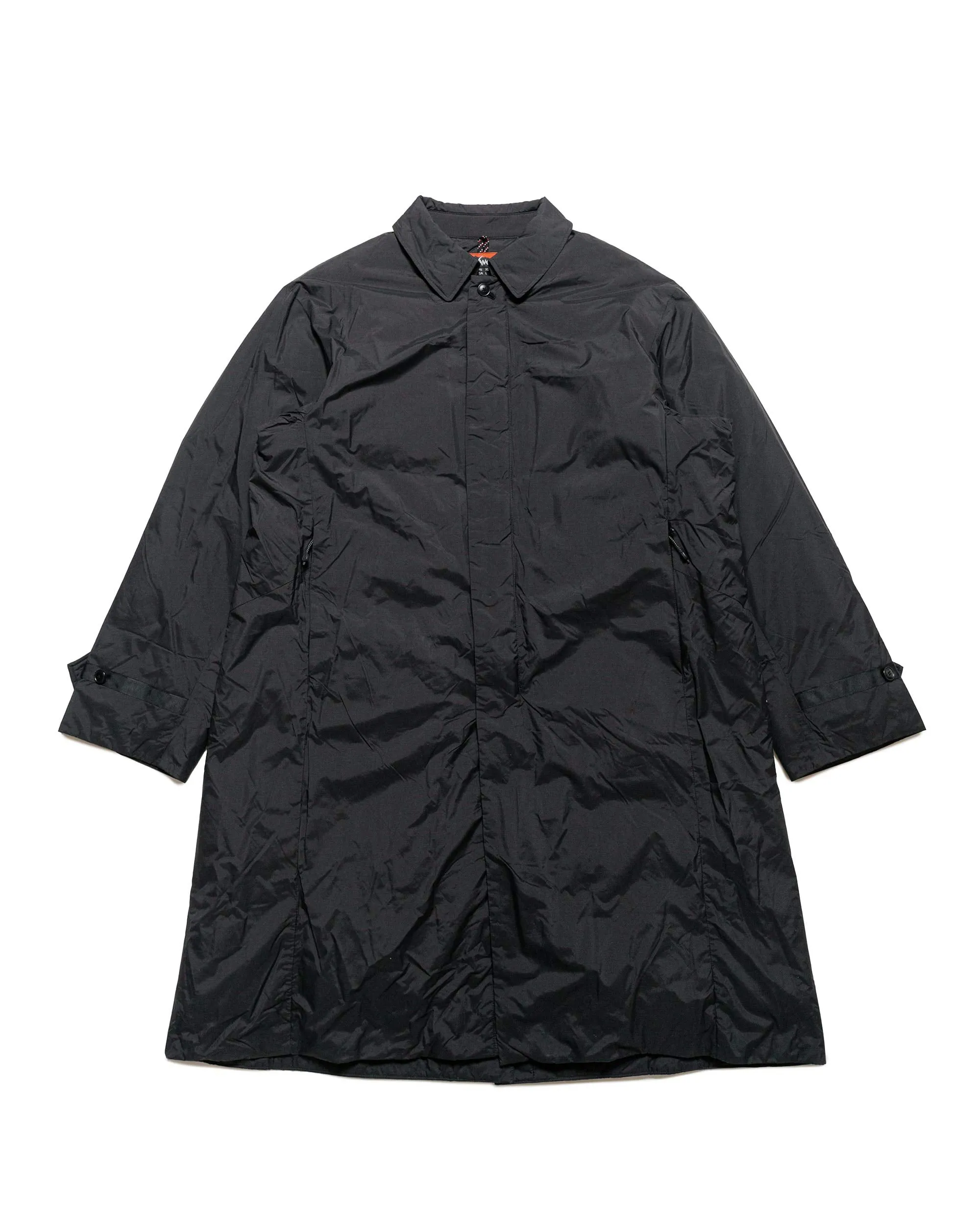 Nanga Down Bal Collar Coat Black sold by Lost & Found
