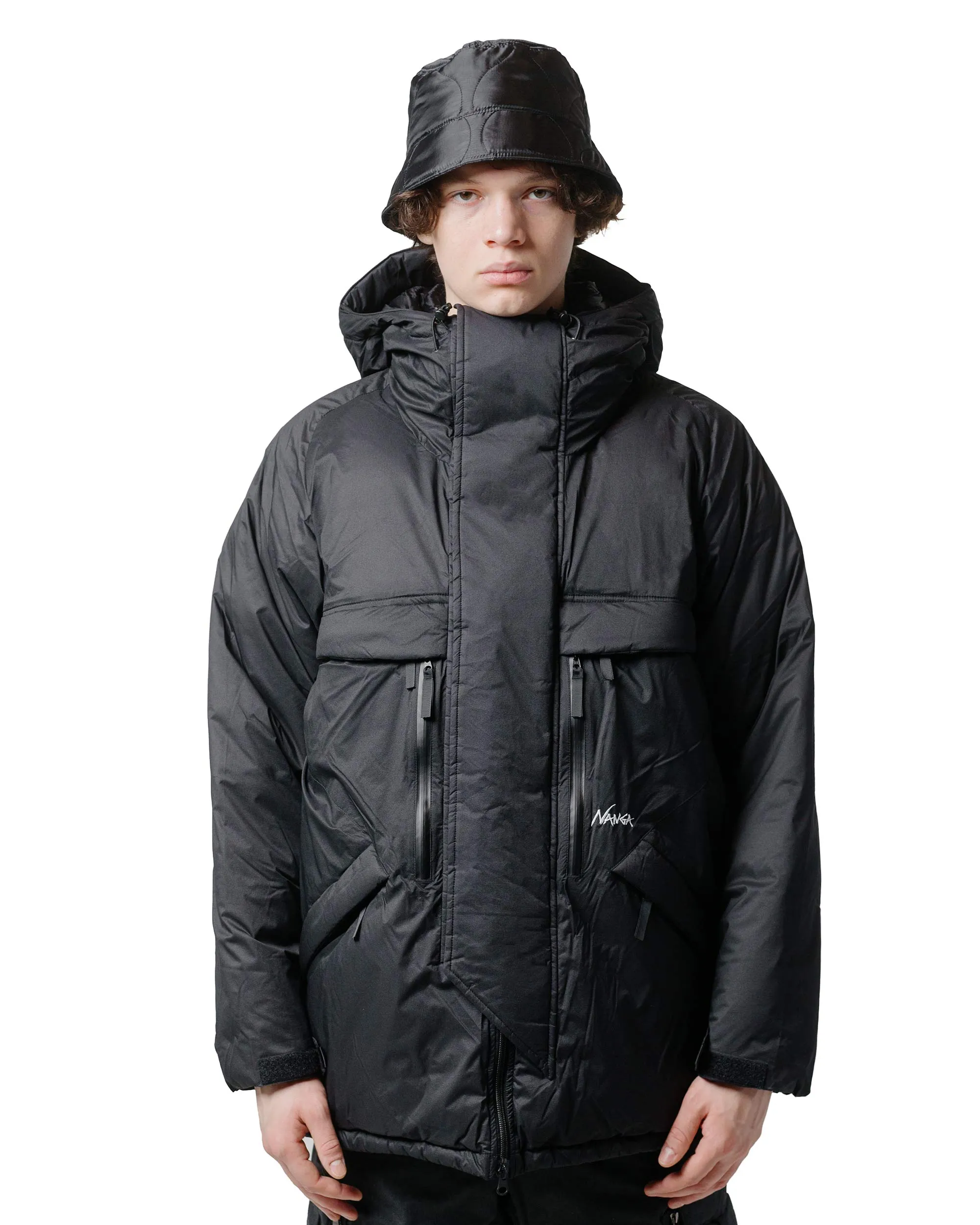 Nanga Mountain Belay Coat Black sold by Lost & Found product image thumbnail 2