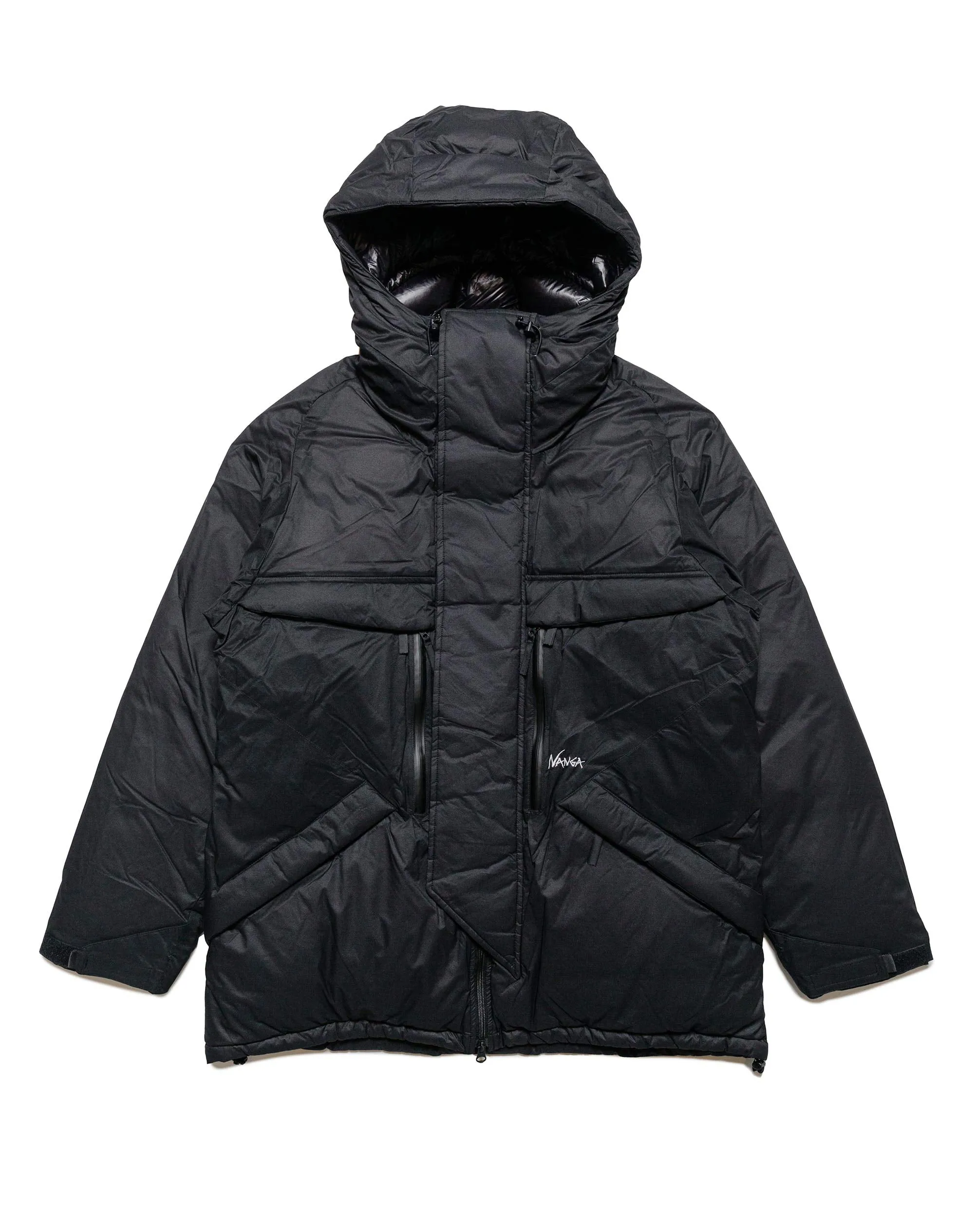 Nanga Mountain Belay Coat Black sold by Lost & Found