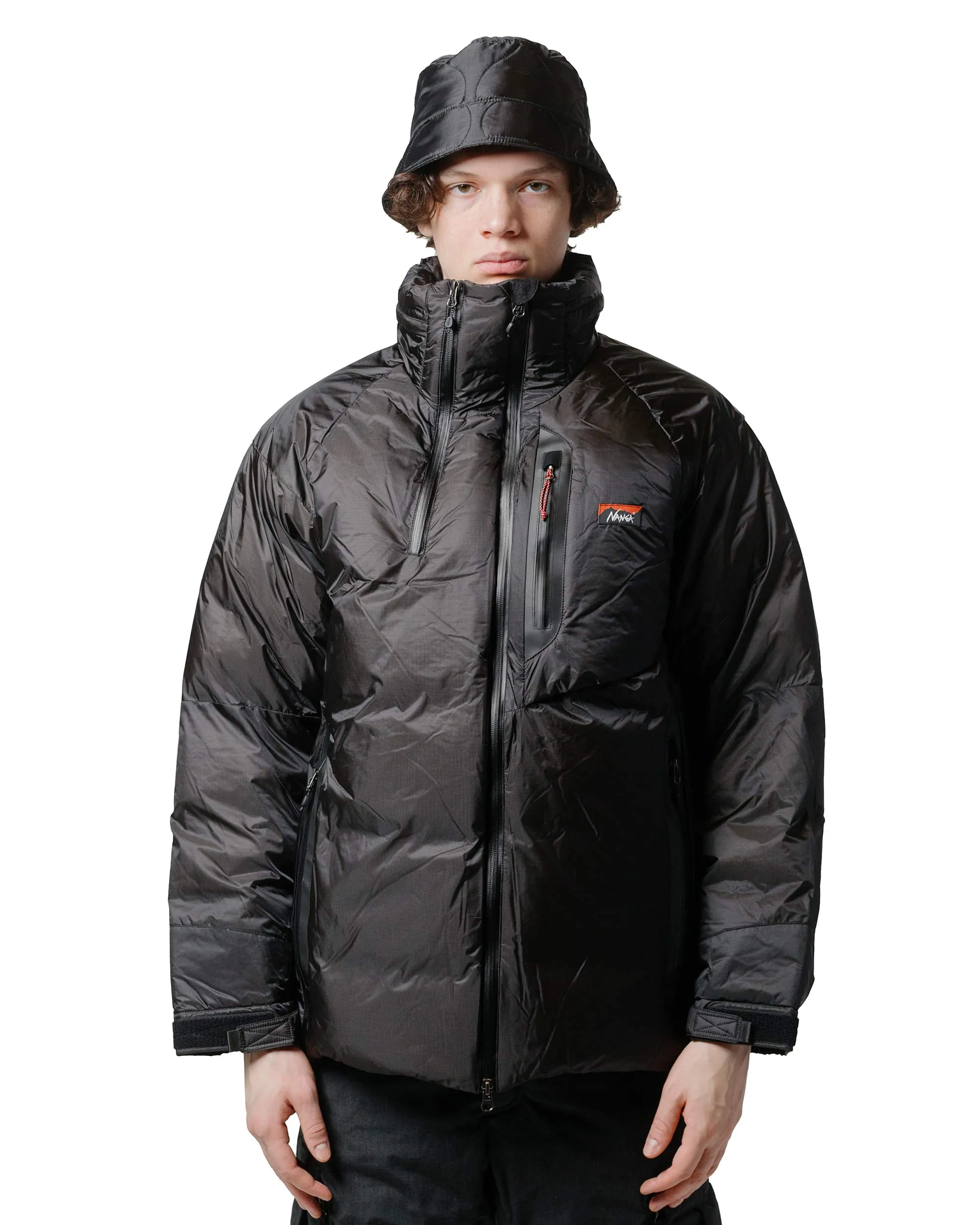Nanga Aurora Tex Light Stand Collar Down Jacket Mikami Black sold by Lost & Found product image thumbnail 2