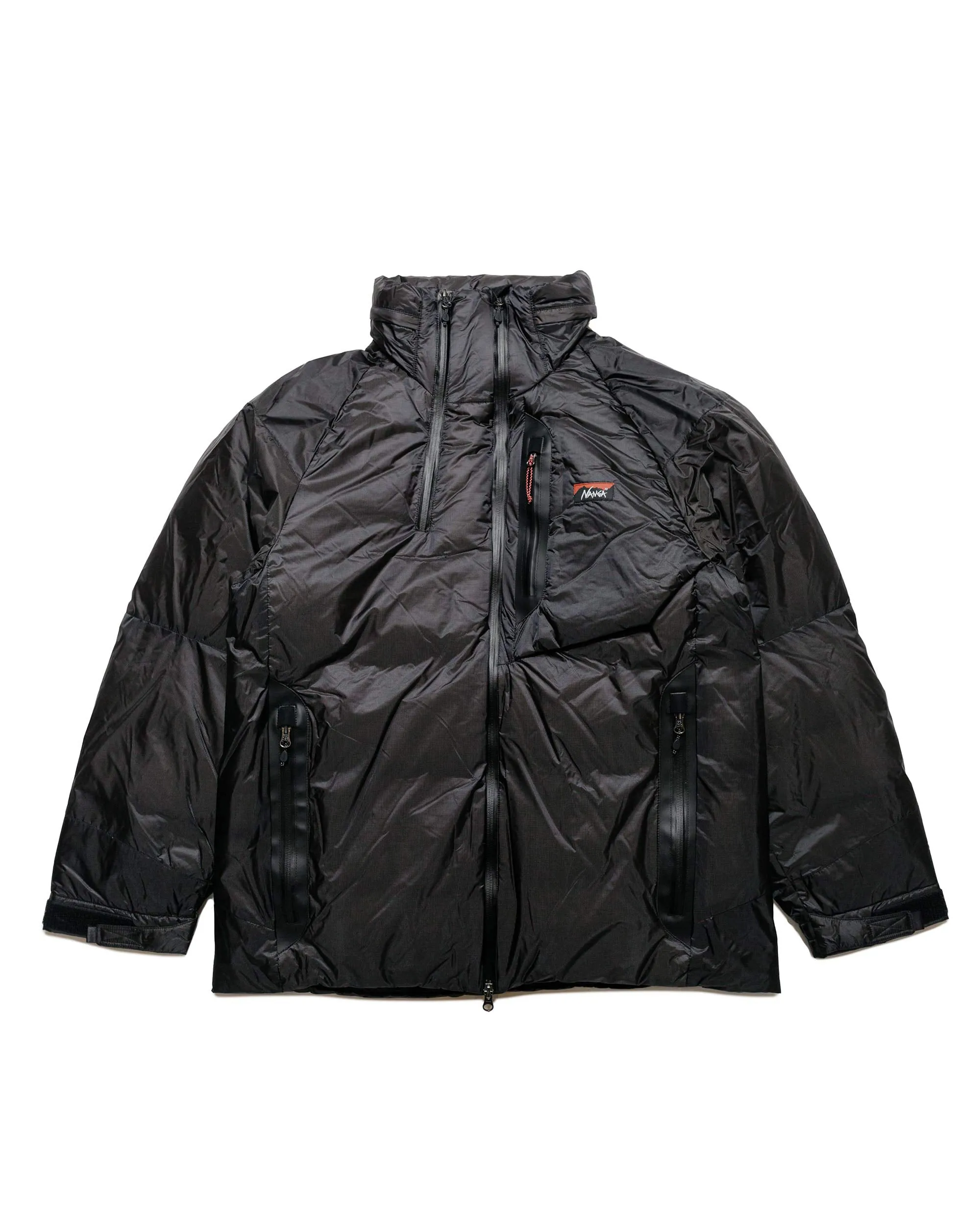 Nanga Aurora Tex Light Stand Collar Down Jacket Mikami Black sold by Lost & Found