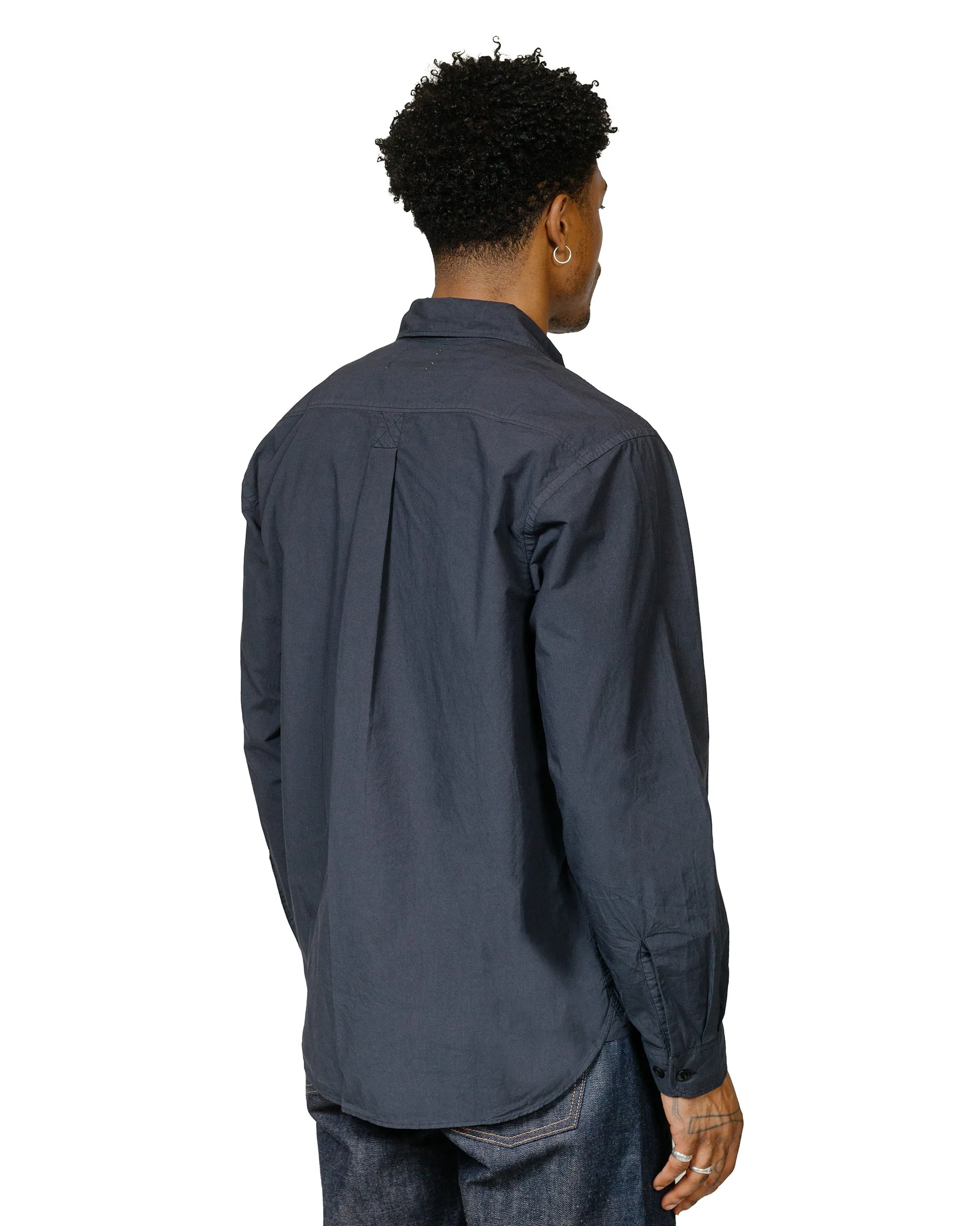 Merz B. Schwanen SHIRT01 Unisex Cotton Poplin Shirt Charcoal sold by Lost & Found product image thumbnail 3
