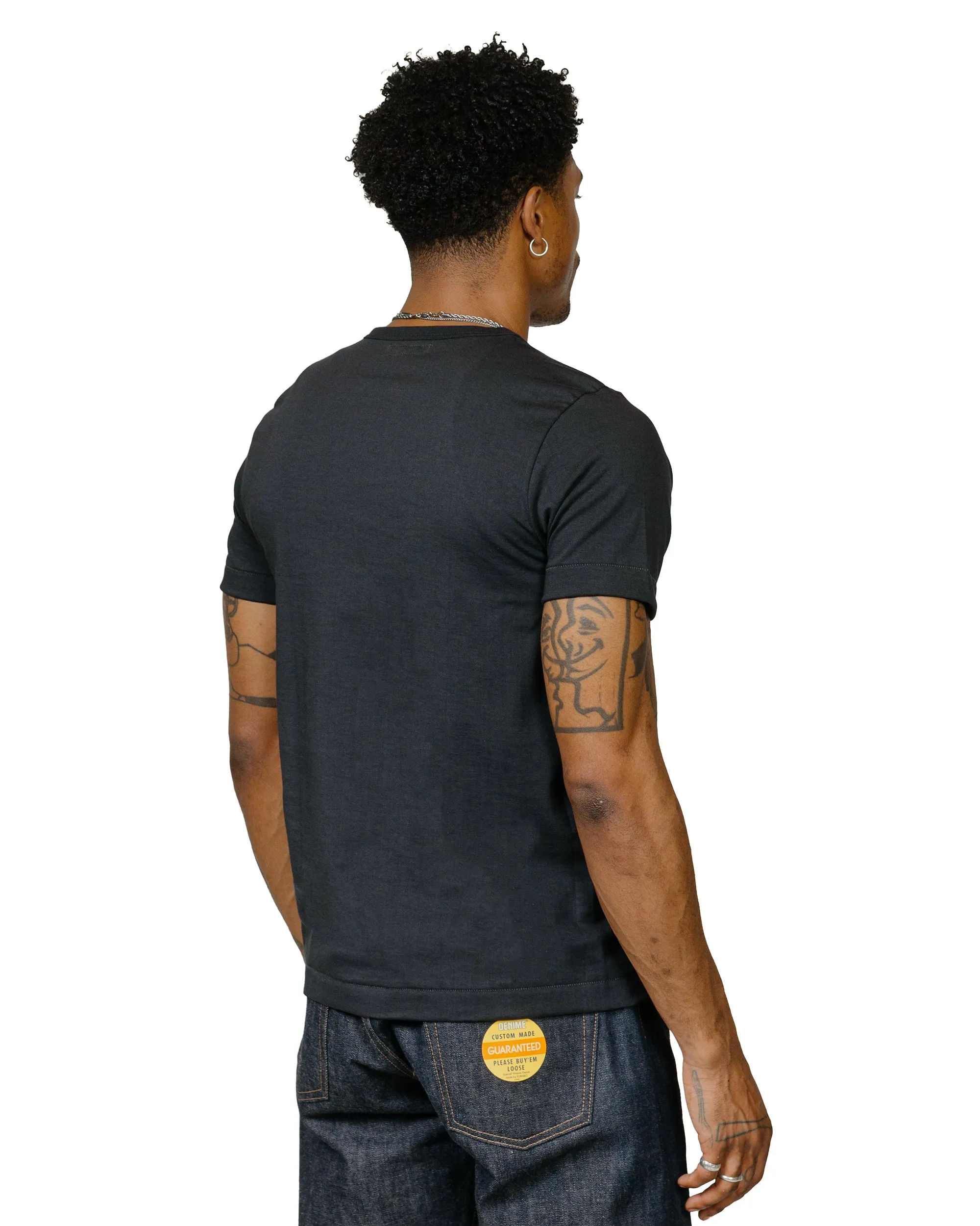 Merz B. Schwanen 215 Loopwheeled T-Shirt Charcoal sold by Lost & Found product image thumbnail 3