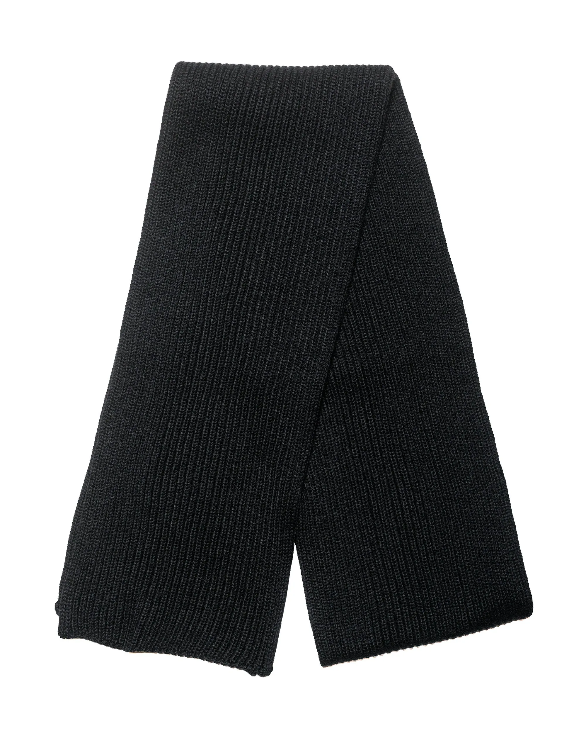 Andersen-Andersen Wide Scarf Black sold by Lost & Found