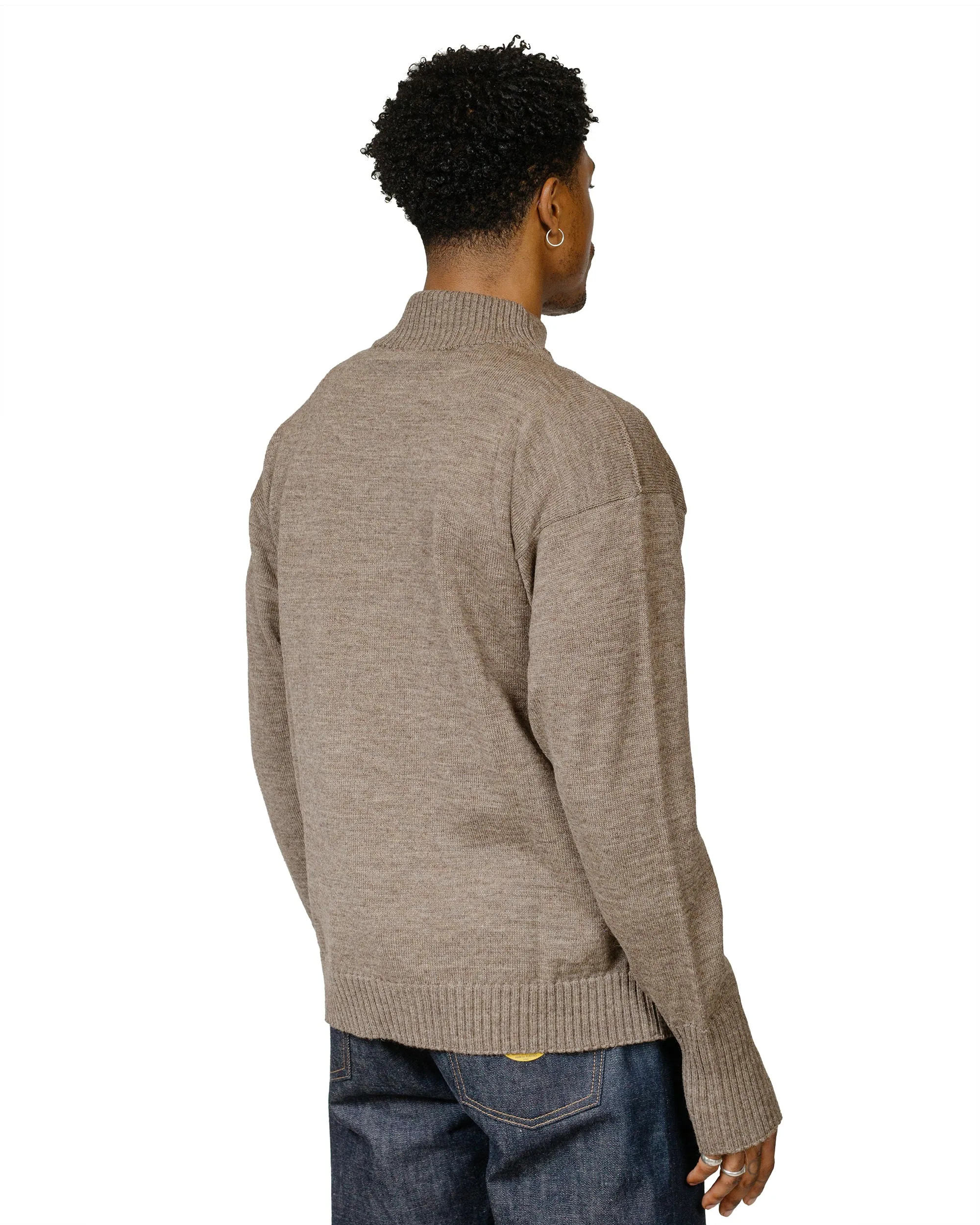 Andersen-Andersen Seaman Half-Zip Natural Taupe sold by Lost & Found product image thumbnail 3