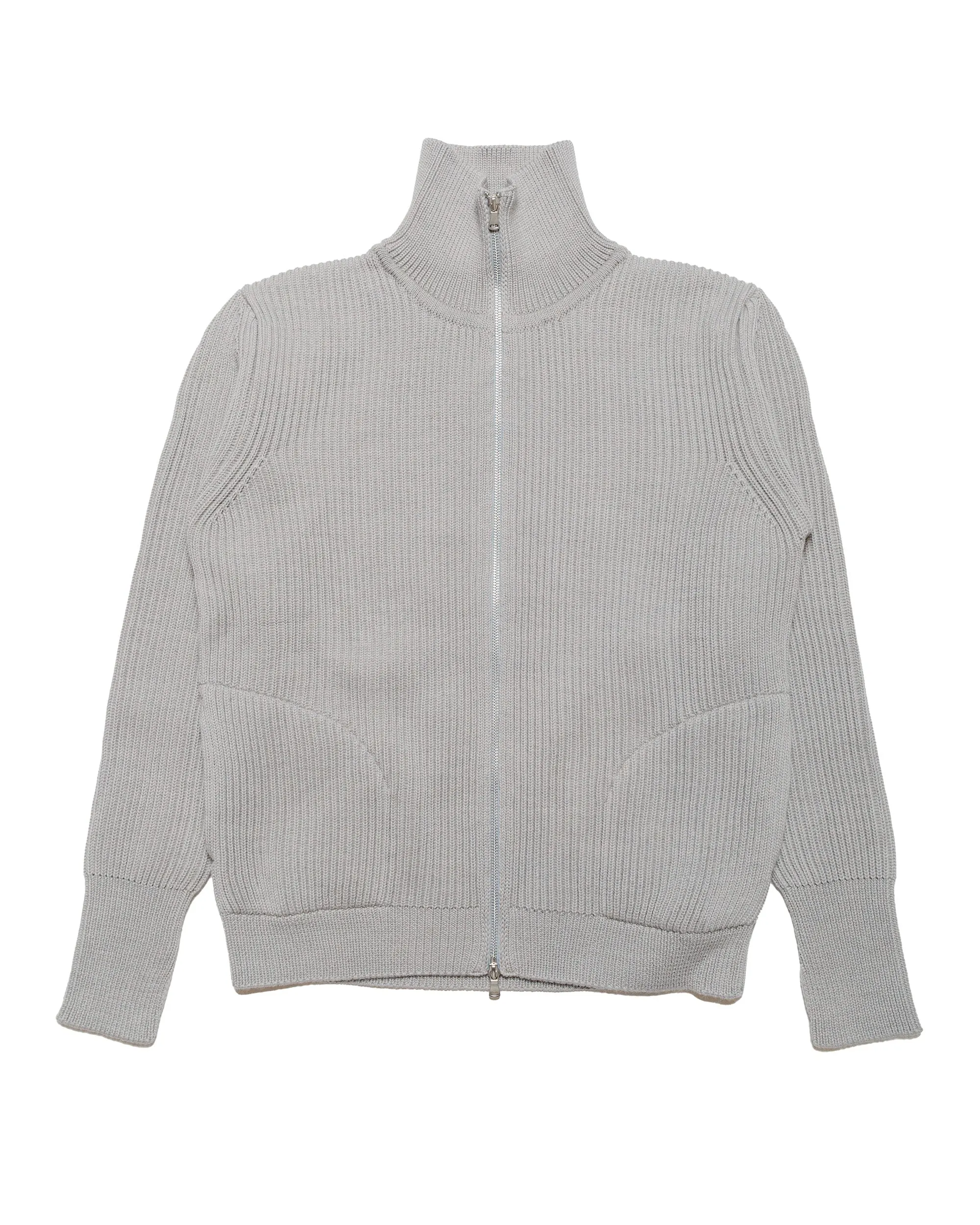 Andersen-Andersen Navy Full-Zip Pockets Light Grey sold by Lost & Found