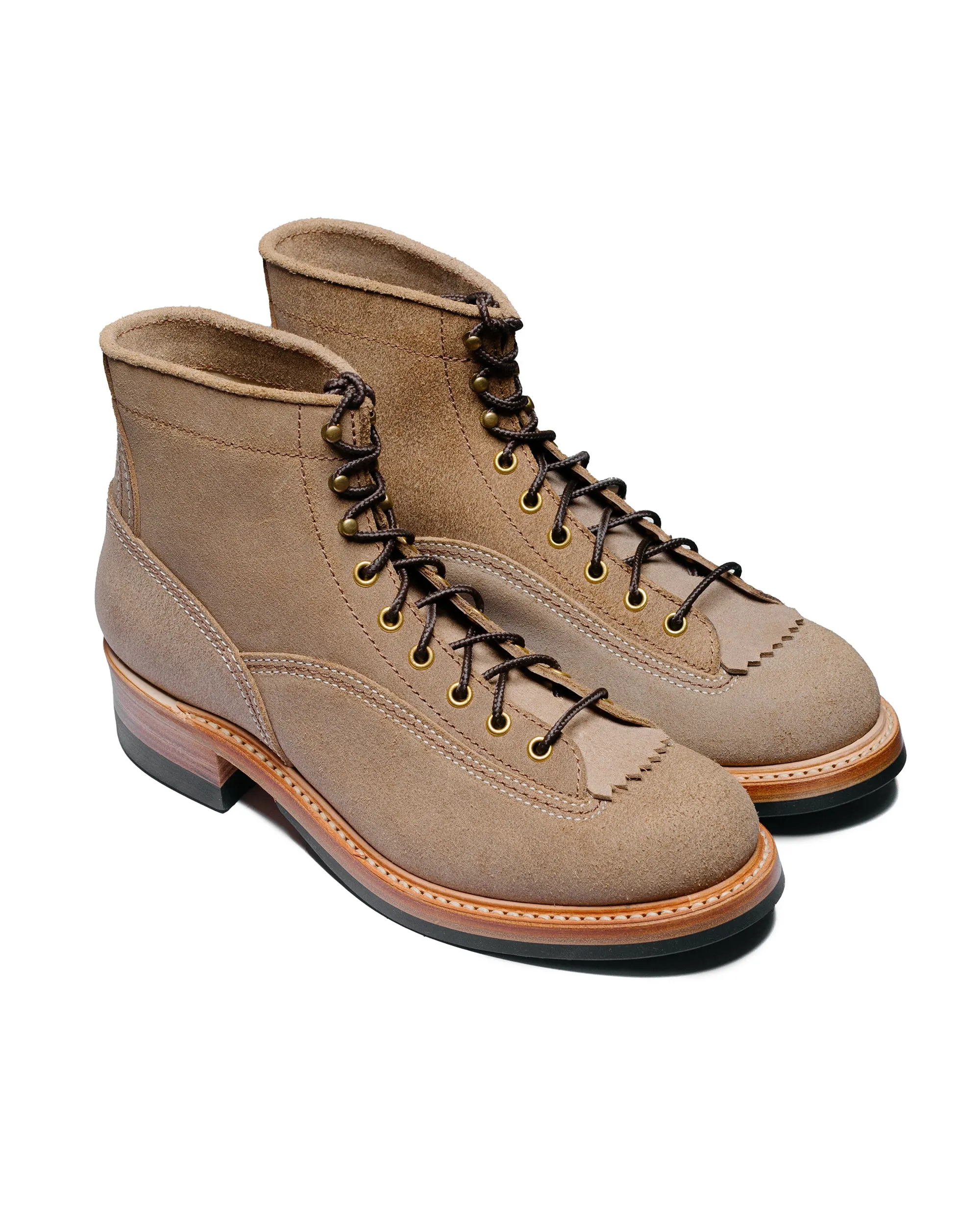 John Lofgren Bootmaker Donkey Puncher Boots Horween Leather CXL Natural Roughout sold by Lost & Found product image thumbnail 2