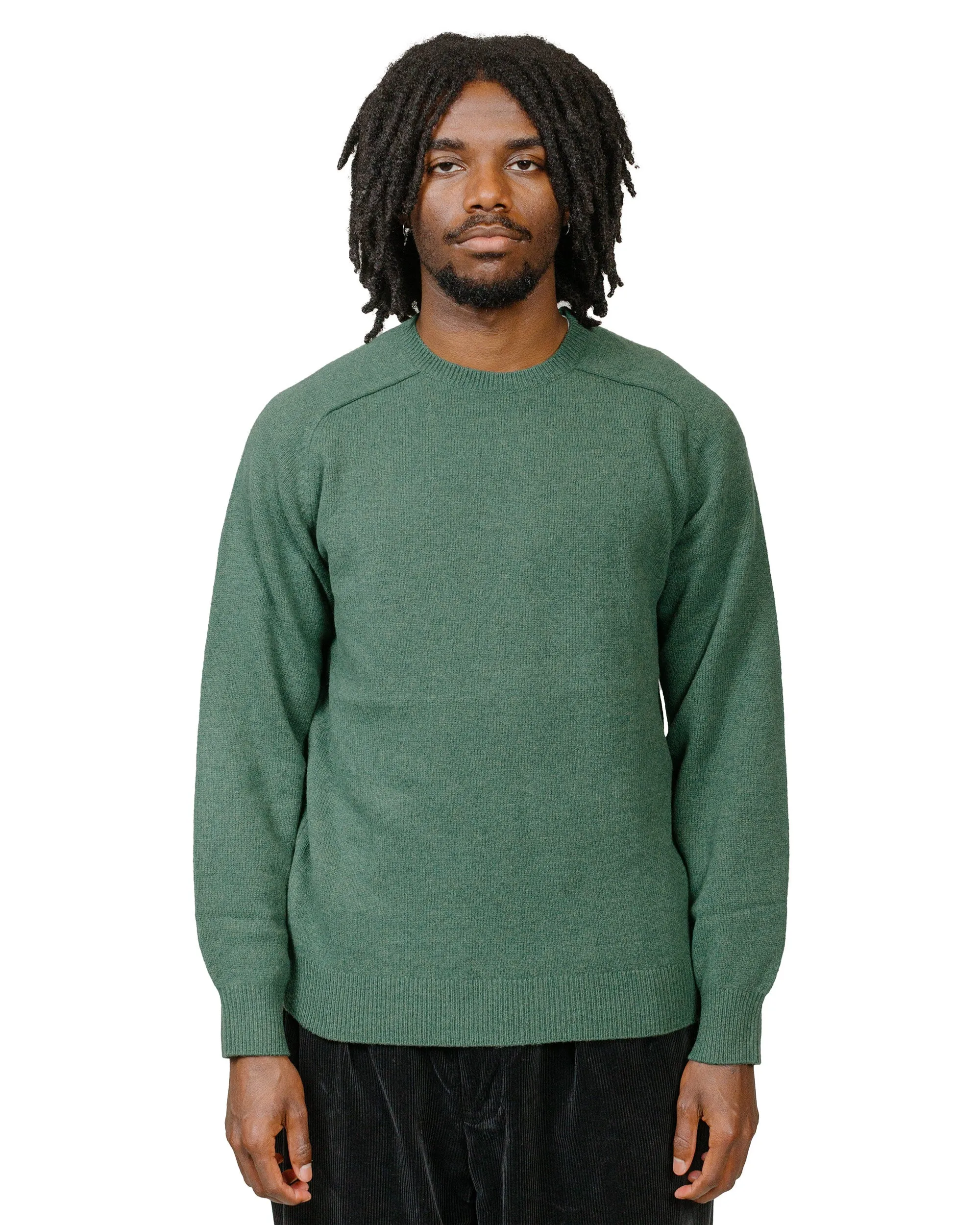 Beams Plus Crew 9G Green sold by Lost & Found product image thumbnail 2