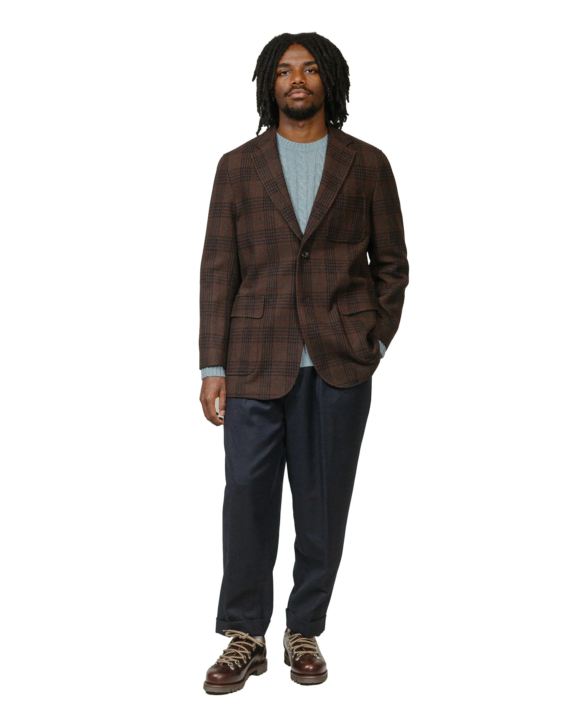 Beams Plus Cable Crew 5G Sax sold by Lost & Found product image thumbnail 4
