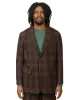 Beams Plus 3B Box-Fit Jacket Wool Plaid Brown sold by Lost & Found