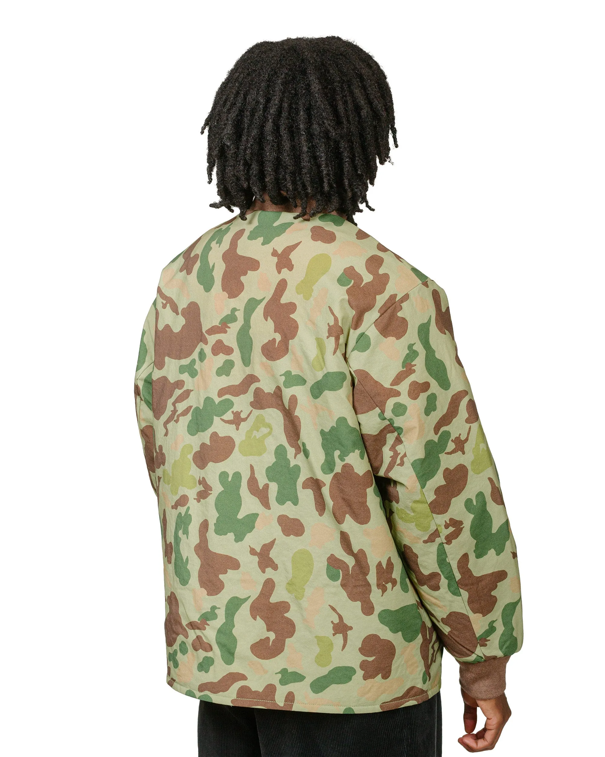Beams Plus Reversible Puff Blouson Animal Camo Olive sold by Lost & Found product image thumbnail 5