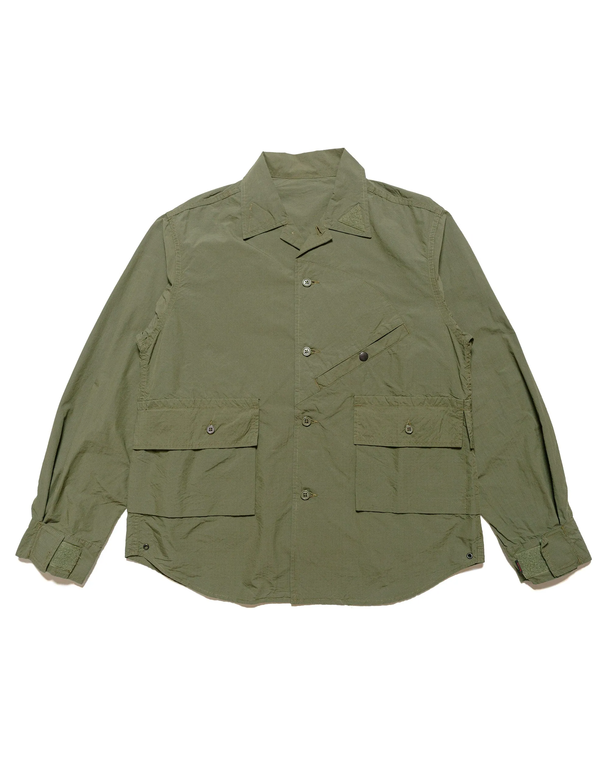 The Corona Utility CSJ001 Hunter Hiker Jac Shirt Cordura Ripstop Leaf Green sold by Lost & Found
