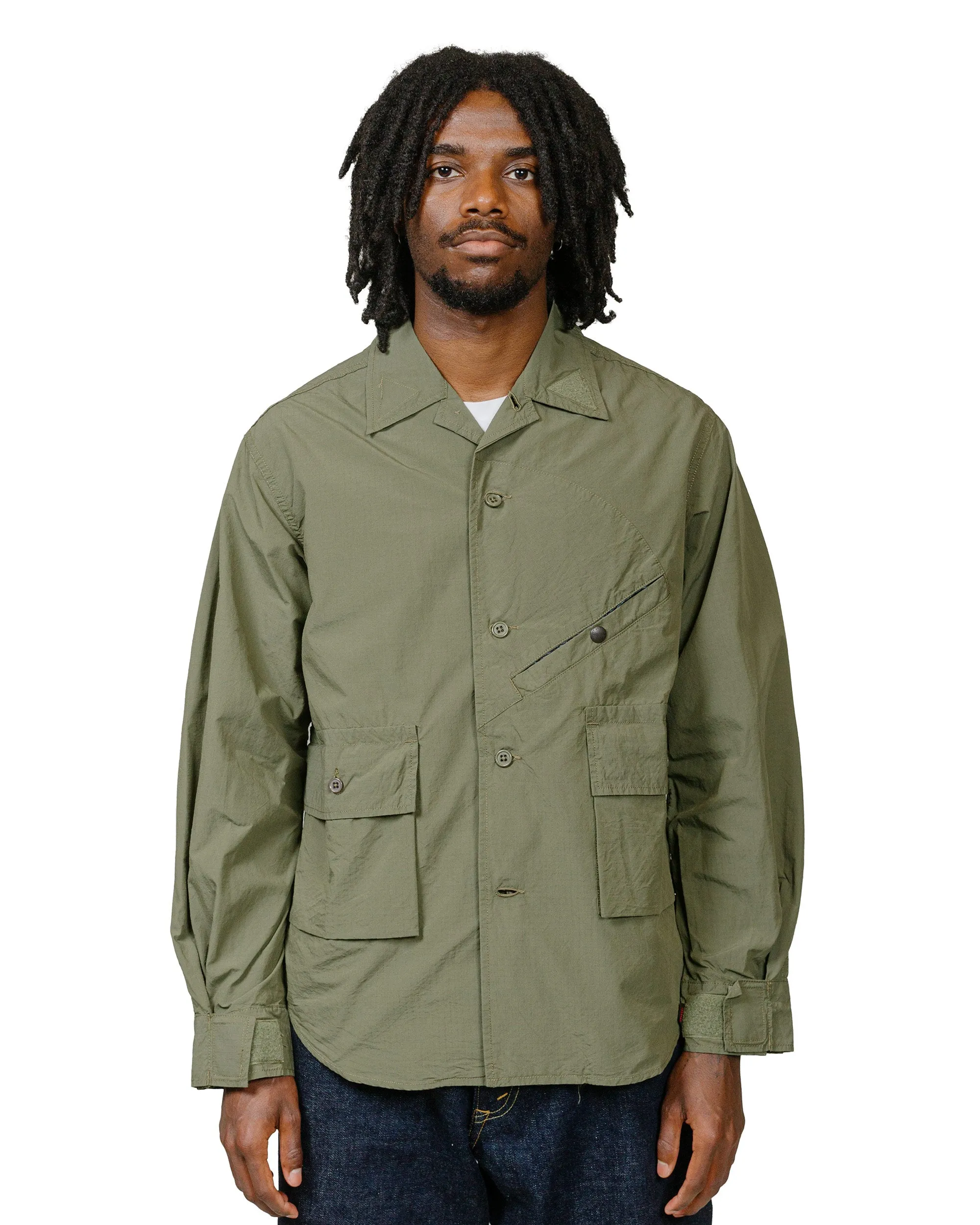 The Corona Utility CSJ001 Hunter Hiker Jac Shirt Cordura Ripstop Leaf Green sold by Lost & Found product image thumbnail 2