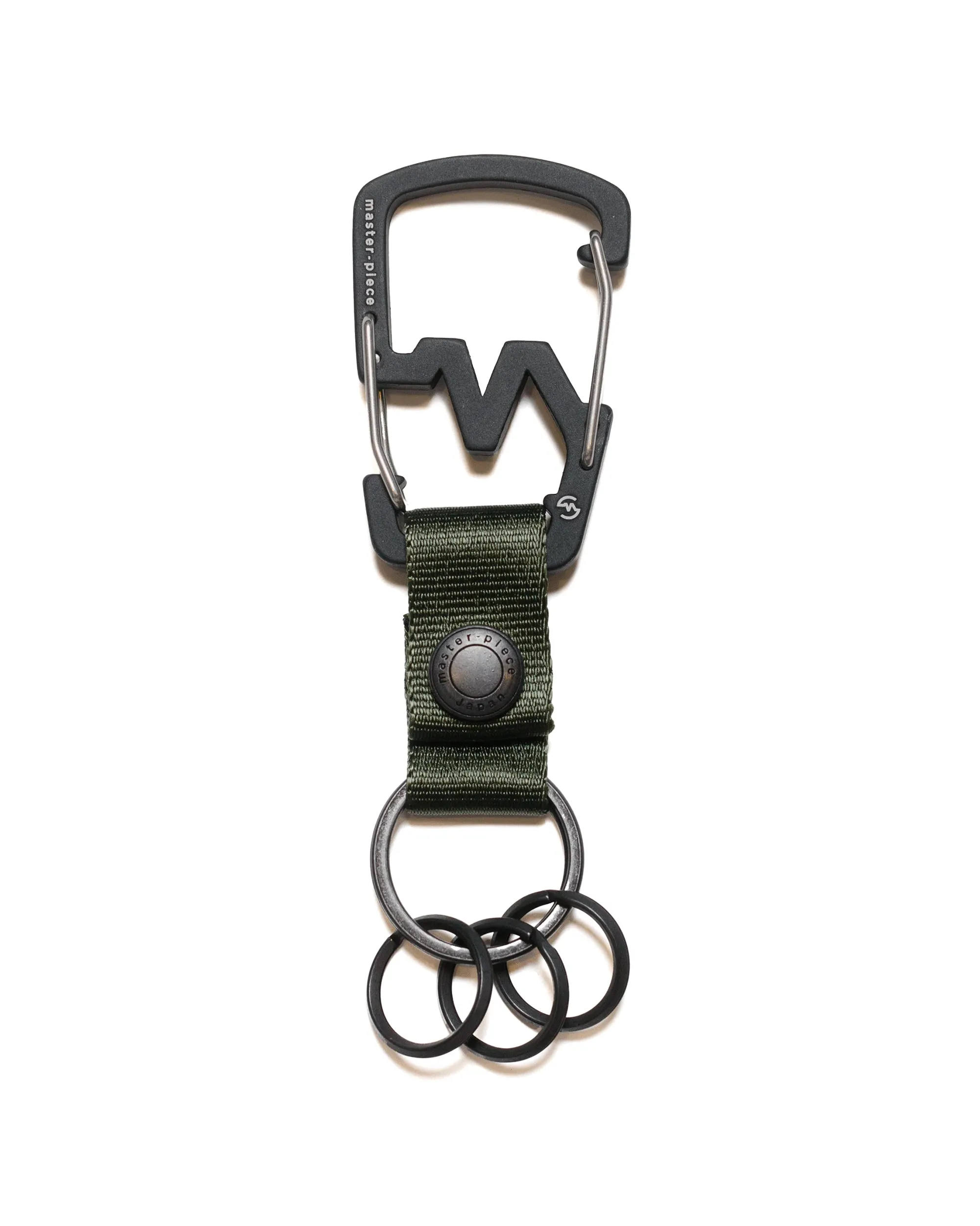 master-piece M-Carabiner Key Ring Key Chain Khaki sold by Lost & Found