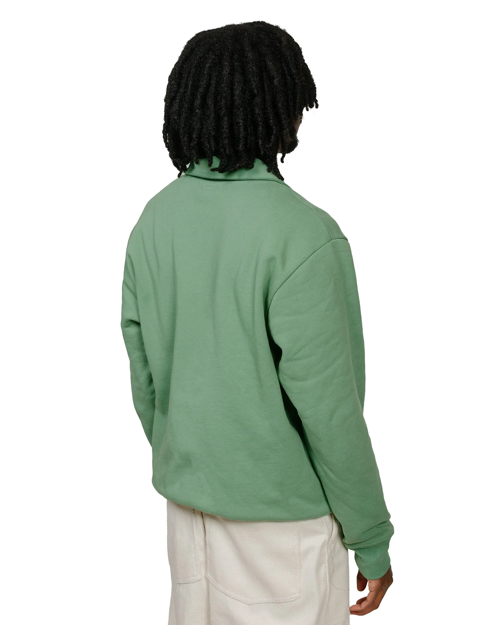 Lady White Co. Lost & Found Quarter Zip Sweatshirt Faded Green sold by Lost & Found product image thumbnail 3