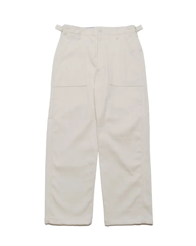 Engineered Garments Workaday Fatigue Pant Natural Cotton Heavy Basketweave made by Lost & Found