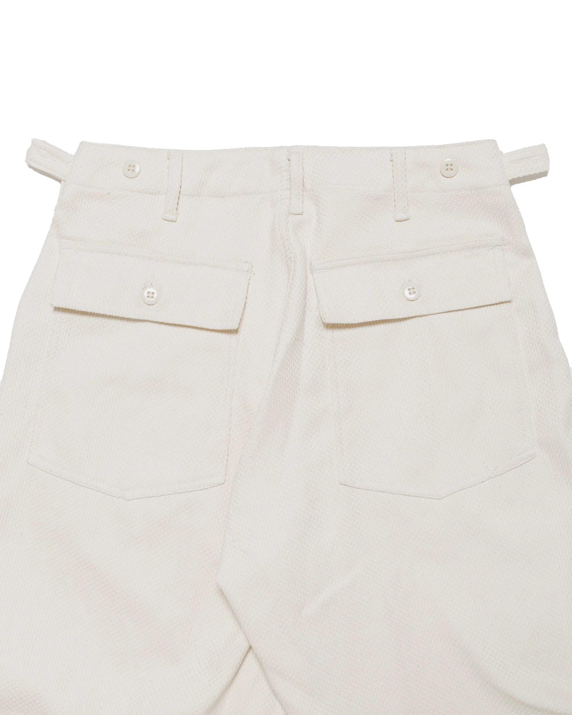 Engineered Garments Workaday Fatigue Pant Natural Cotton Heavy Basketweave sold by Lost & Found product image thumbnail 5