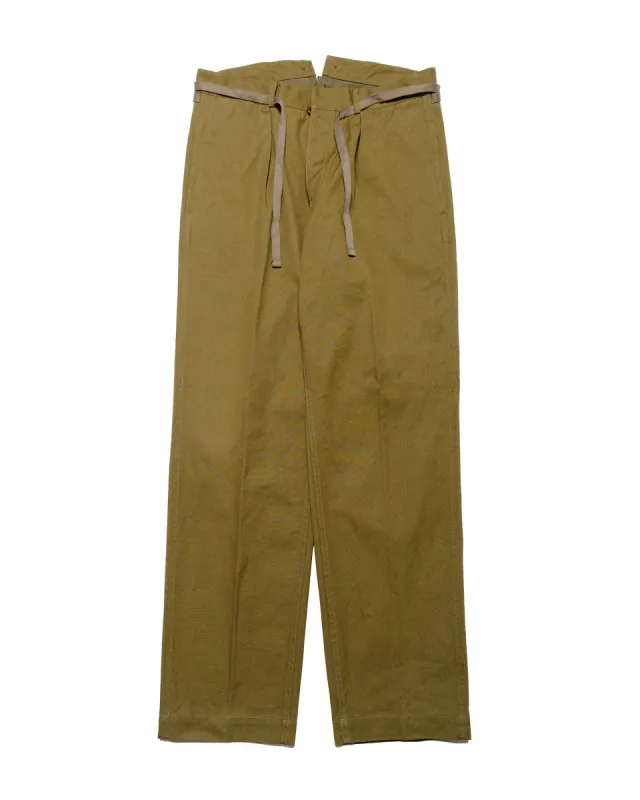 Cohérence Alain Cohérence Yacht Canvas Trouser Saguaro sold by Lost & Found