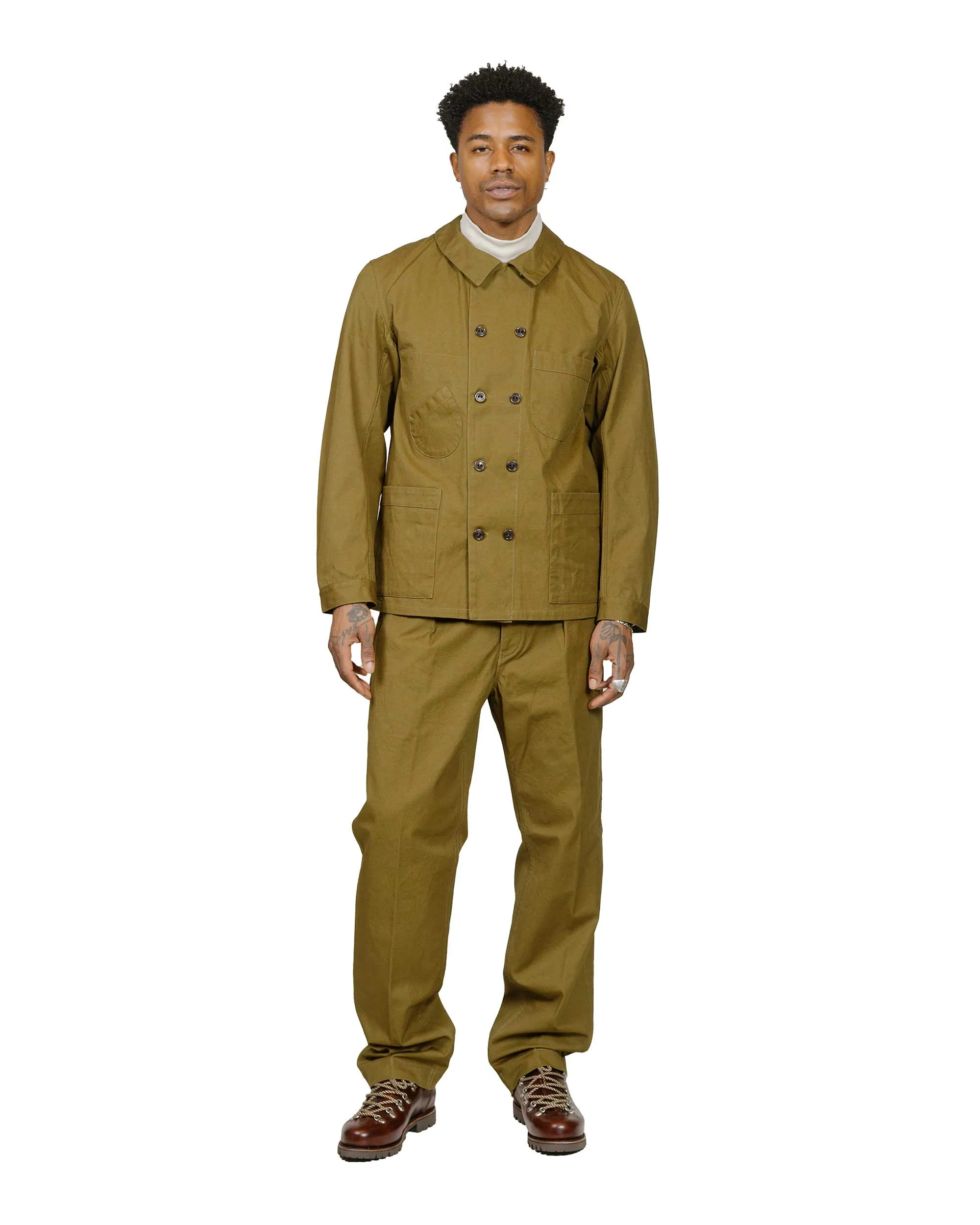 Cohérence Alain Cohérence Yacht Canvas Trouser Saguaro sold by Lost & Found product image thumbnail 4