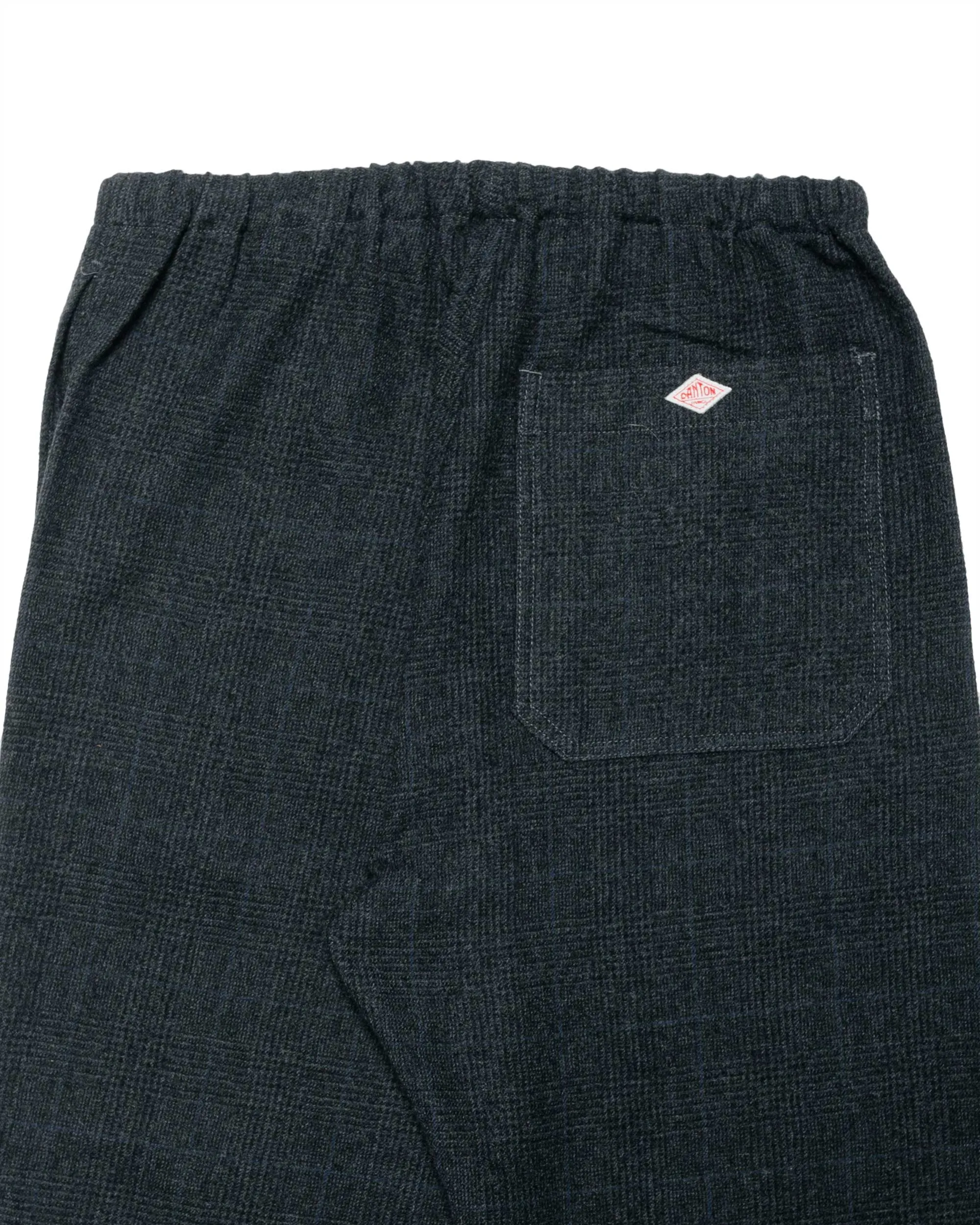 Danton Wool Easy Pant Black Charcoal Glen Check sold by Lost & Found product image thumbnail 5