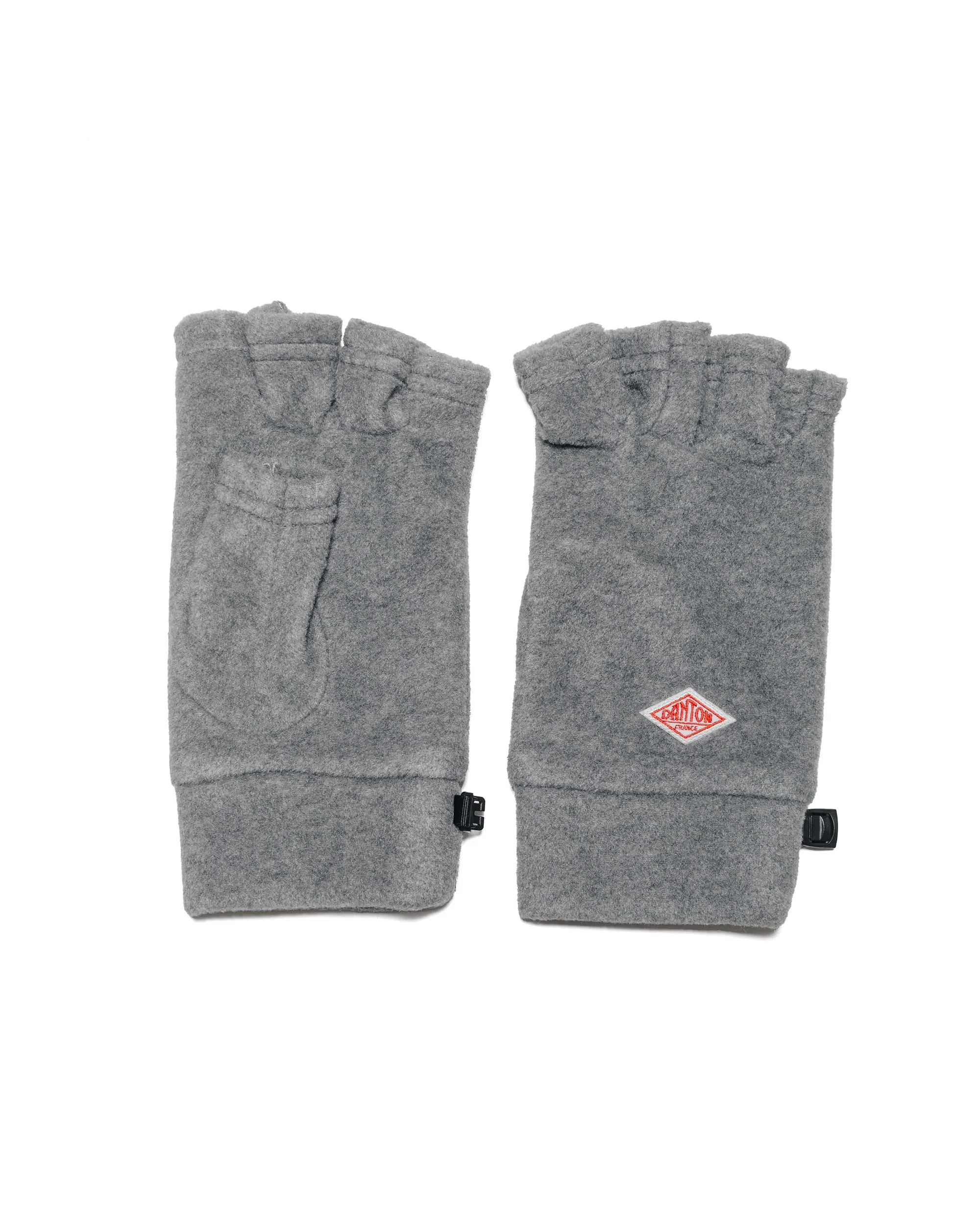 Danton Fleece Fingerless Gloves Dark Grey sold by Lost & Found