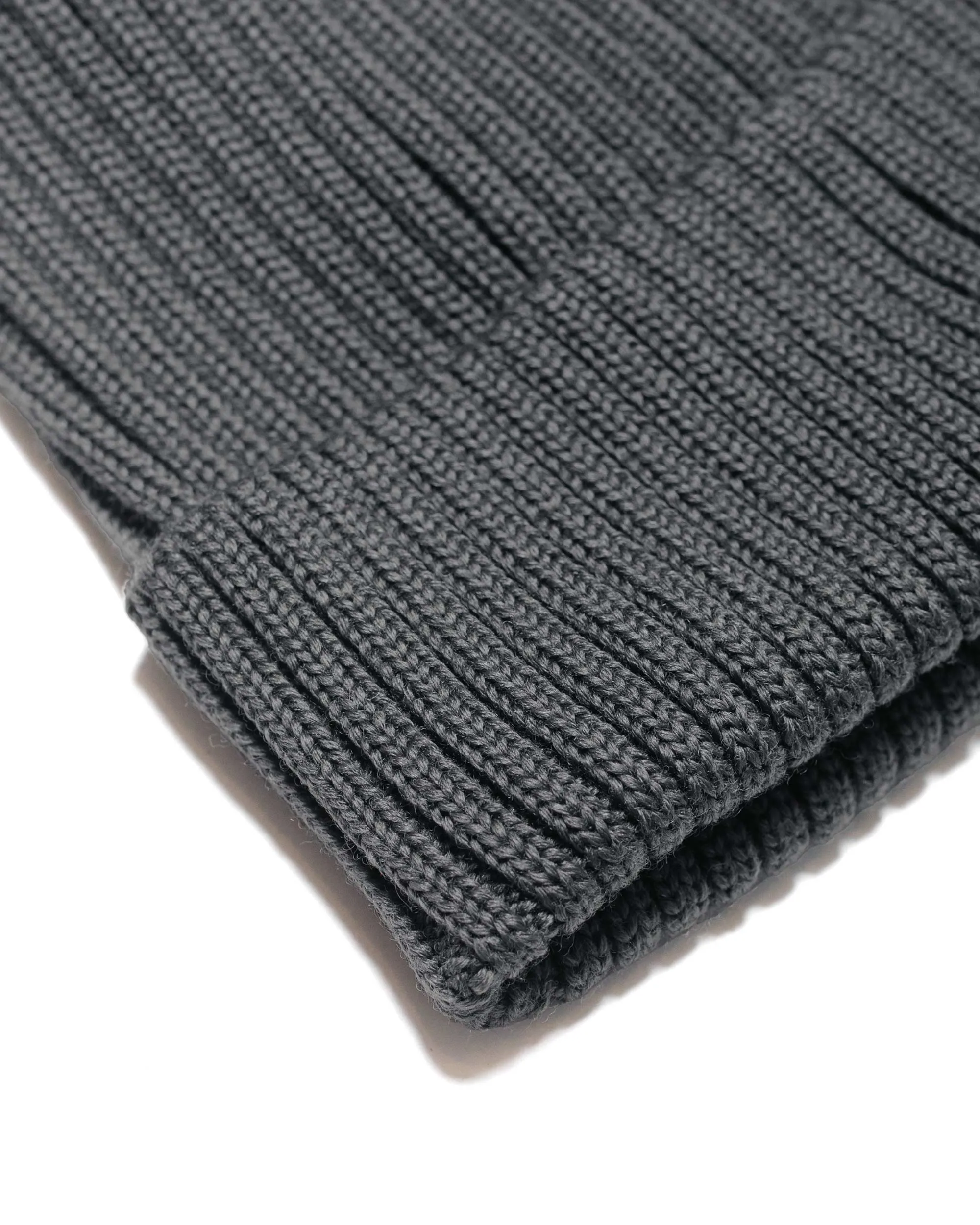 Danton Wool Rib Knit Beanie Charcoal sold by Lost & Found product image thumbnail 2