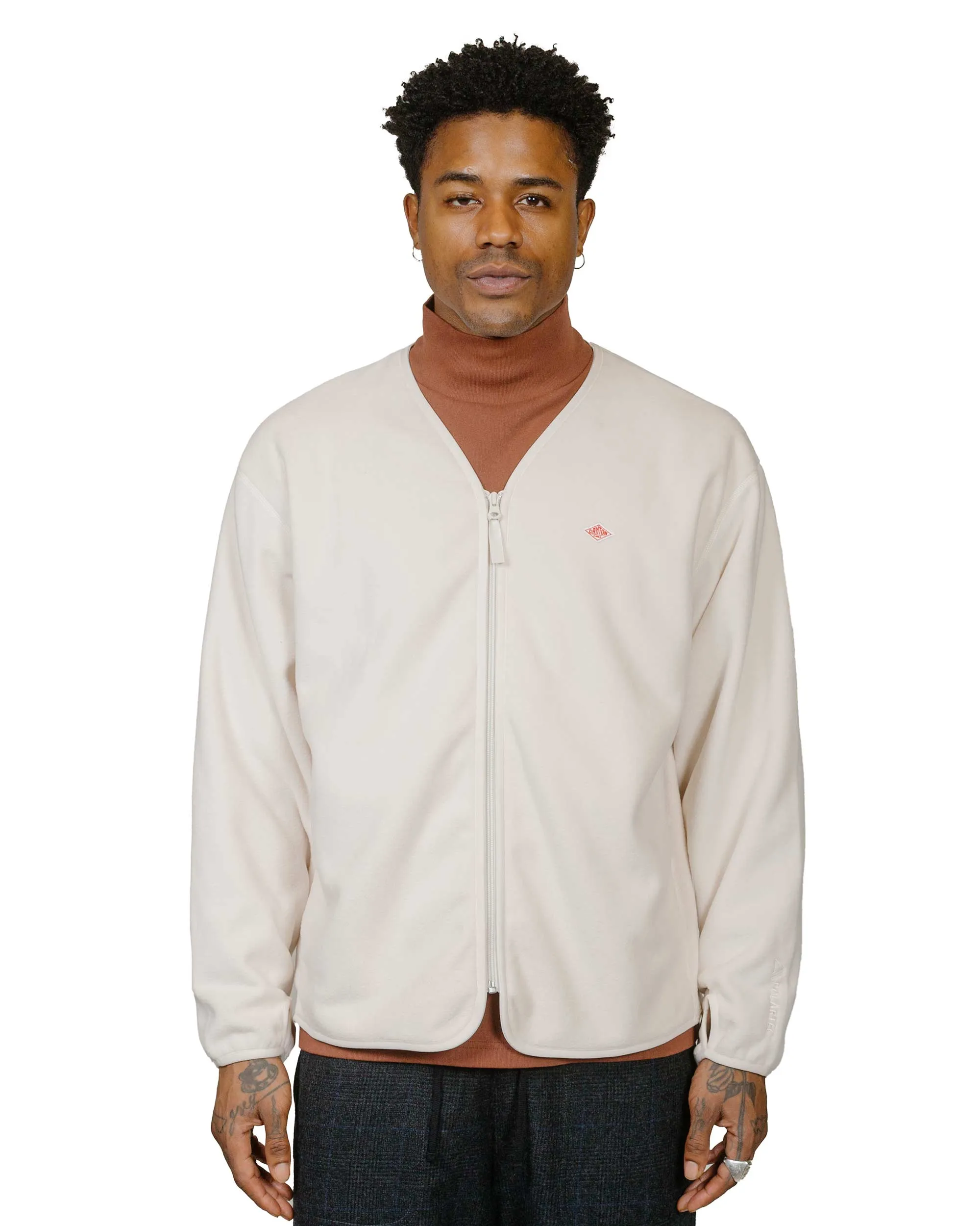 Danton Polartec Fleece Zip Jacket Ivory sold by Lost & Found product image thumbnail 2