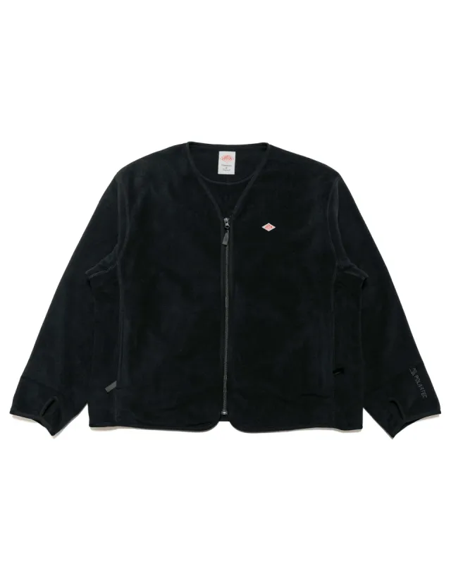 Danton Polartec Fleece Zip Jacket Black sold by Lost & Found