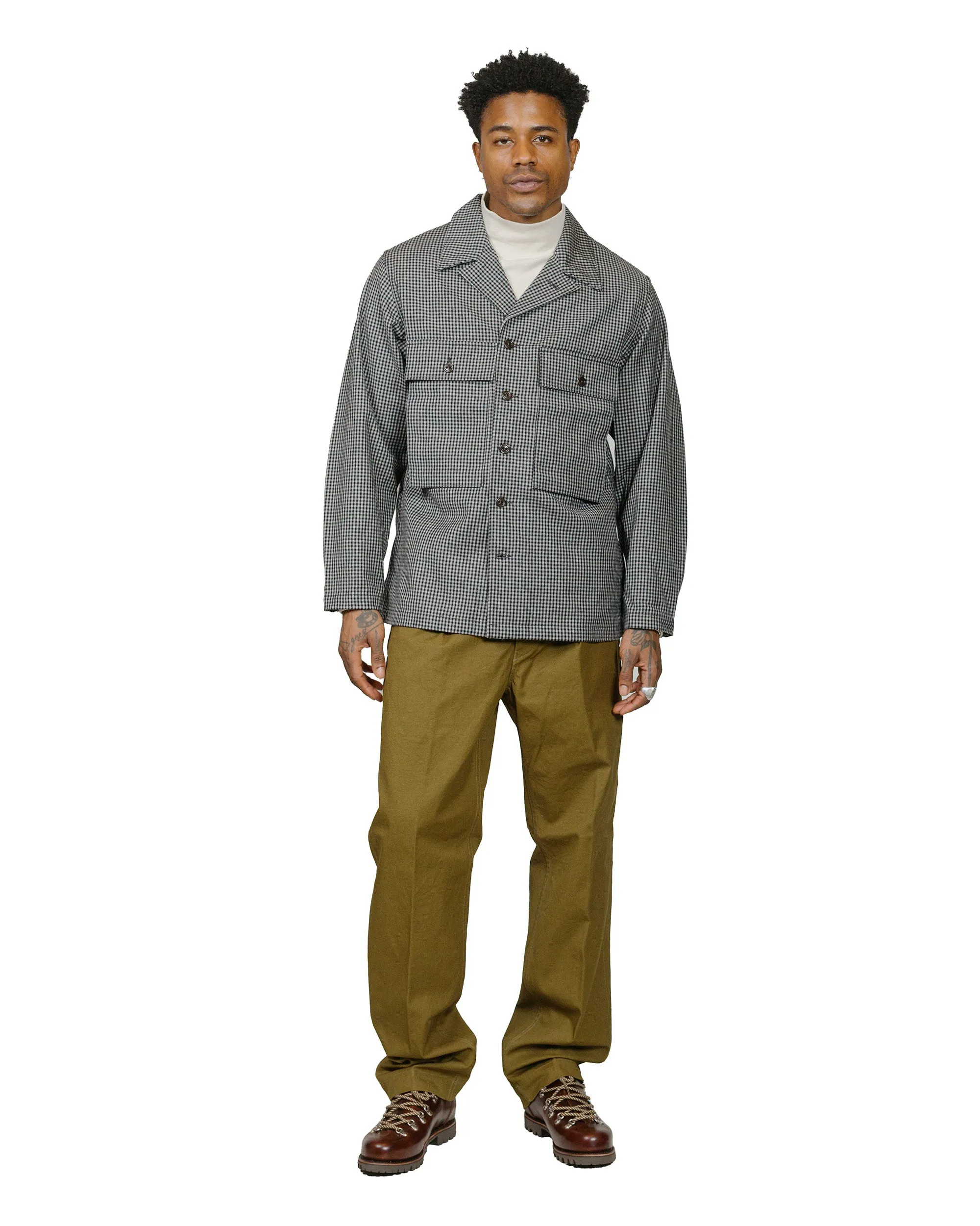 Cohérence Vernon-D Rover Wool Twill Jacket Check sold by Lost & Found product image thumbnail 4