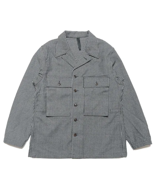 Cohérence Vernon-D Rover Wool Twill Jacket Check sold by Lost & Found