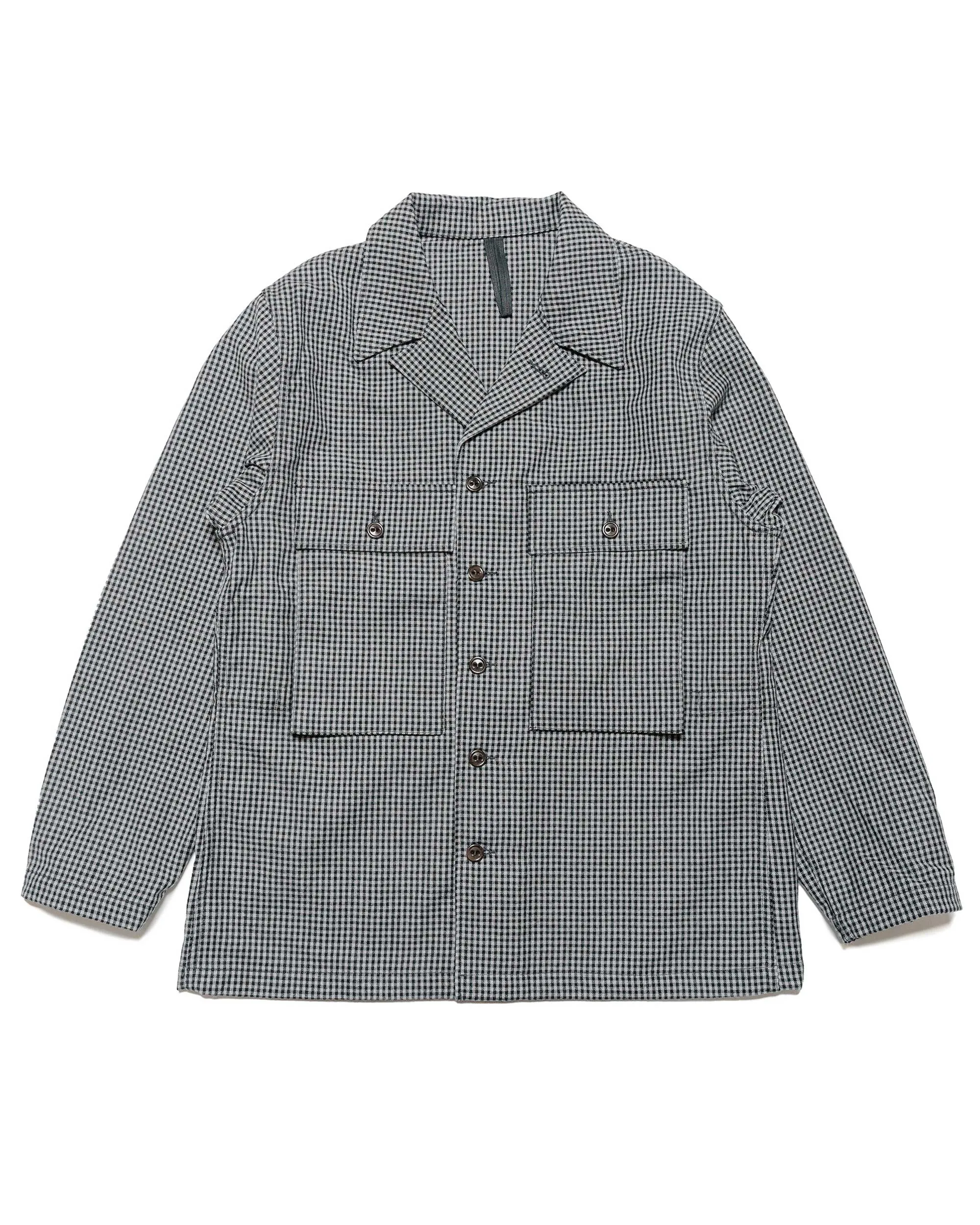 Cohérence Vernon-D Rover Wool Twill Jacket Check sold by Lost & Found