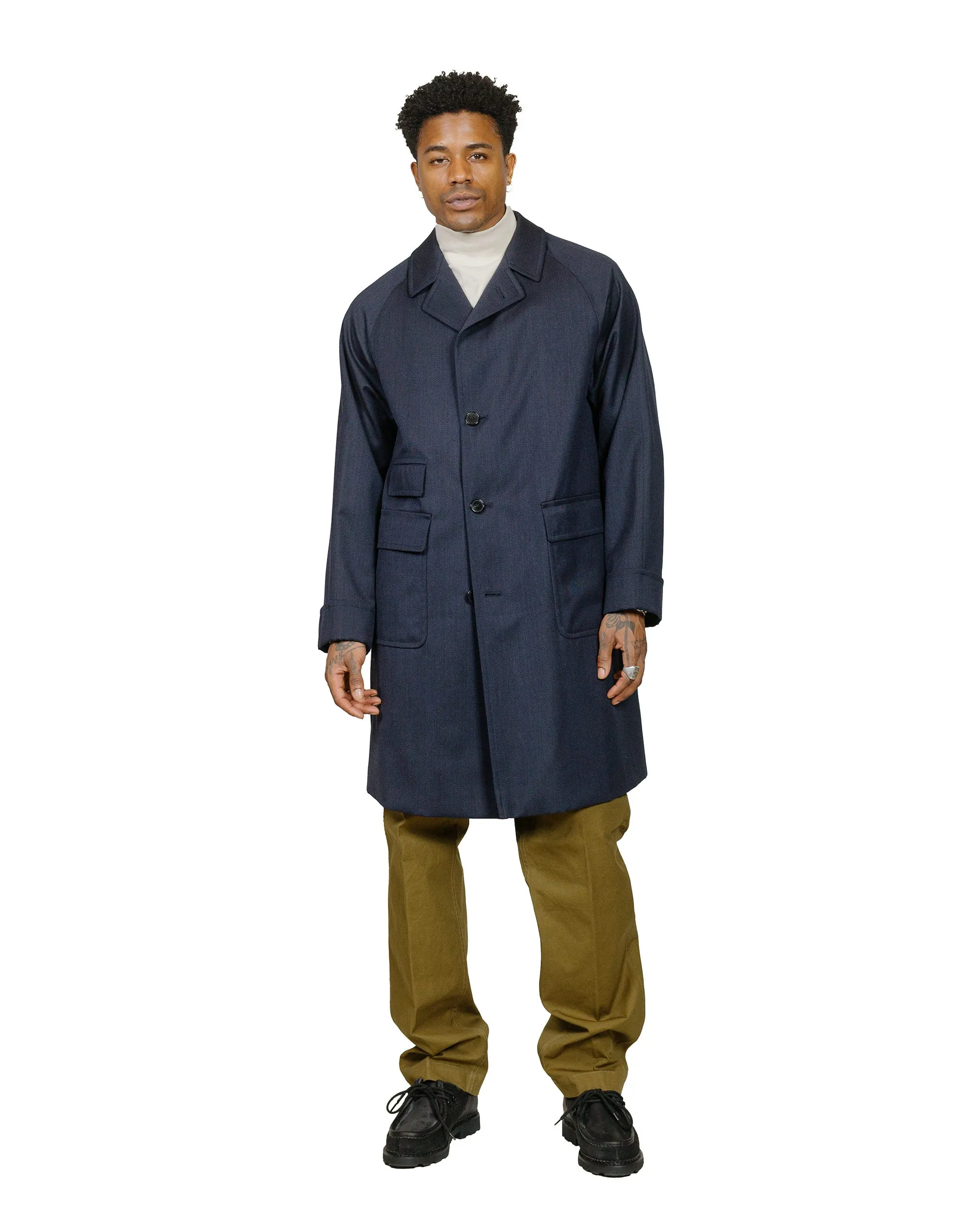 Cohérence Corb II Whiptwill Over Coat Dark Blue sold by Lost & Found product image thumbnail 2