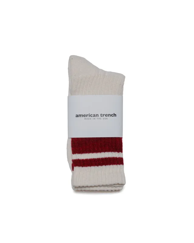 American Trench The Mono Stripe Red Heather sold by Lost & Found