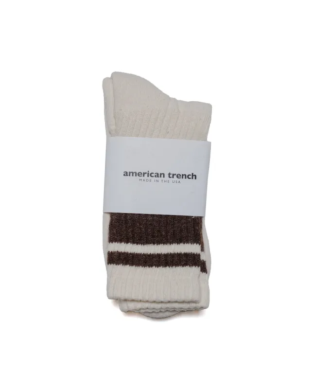 American Trench The Mono Stripe Brown Heather sold by Lost & Found