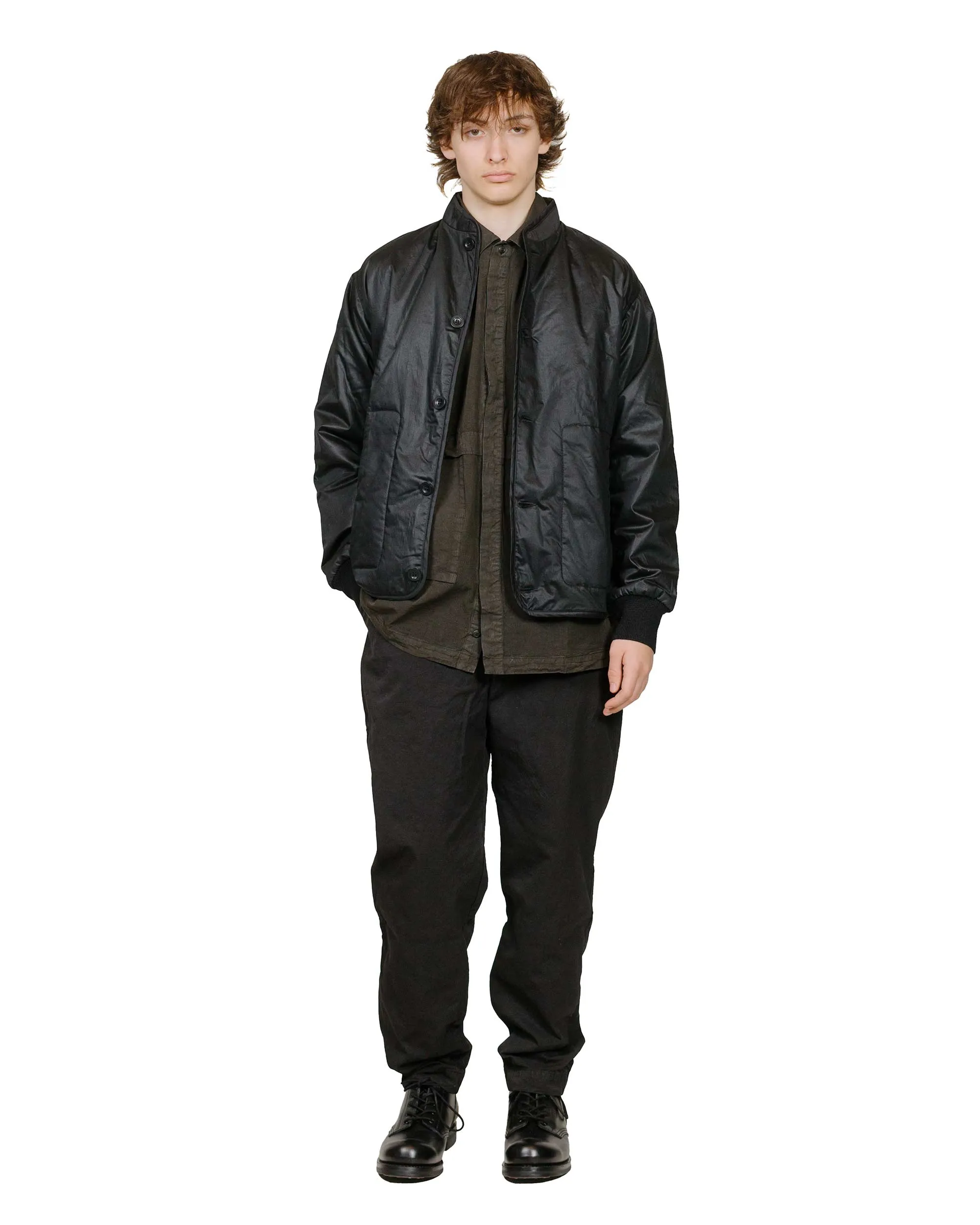 CASEY CASEY Fabu Shirt Paper Cot Dark Khaki sold by Lost & Found product image thumbnail 4