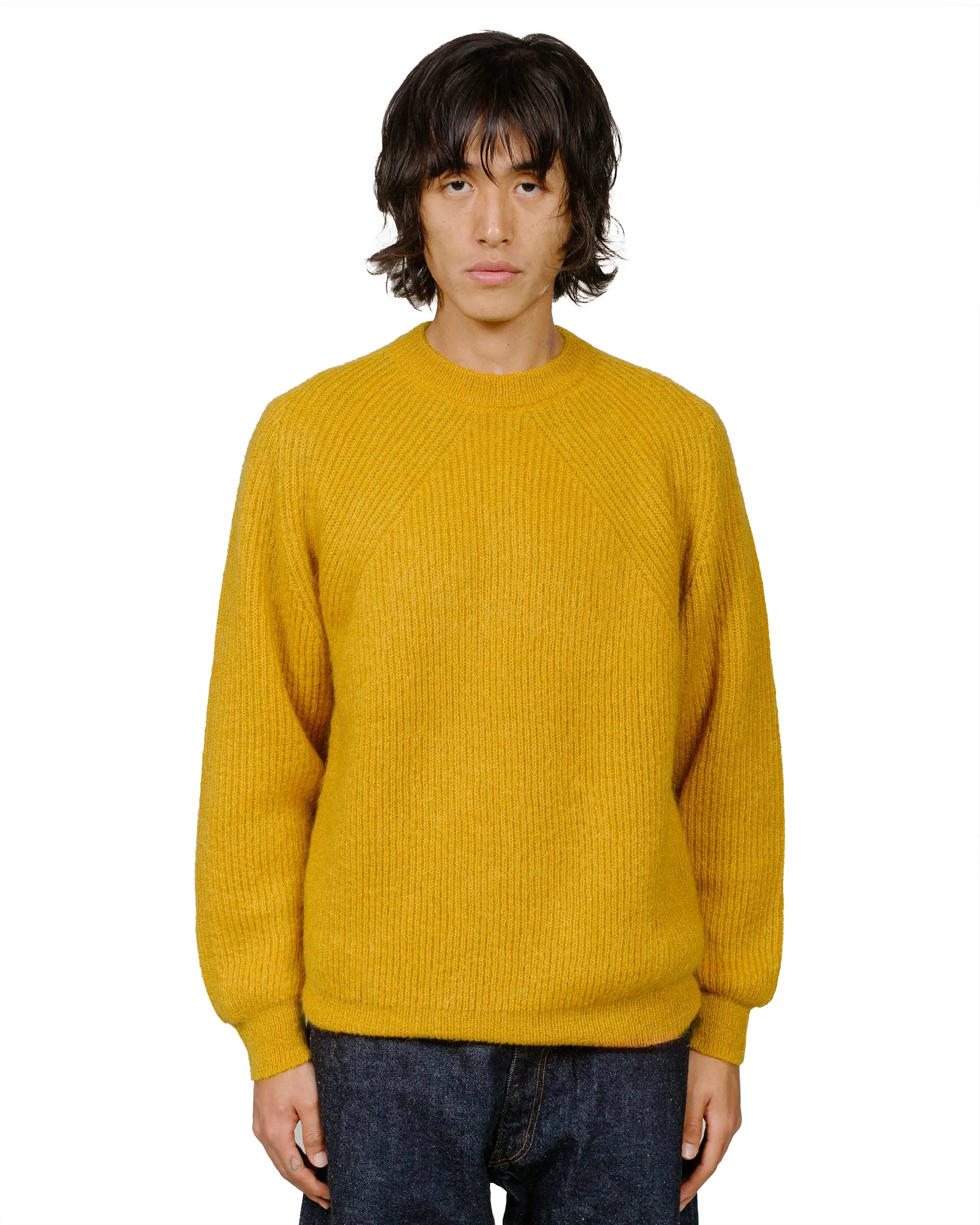 Batoner Pure Mohair Signature Crew Neck Yellow sold by Lost & Found product image thumbnail 2