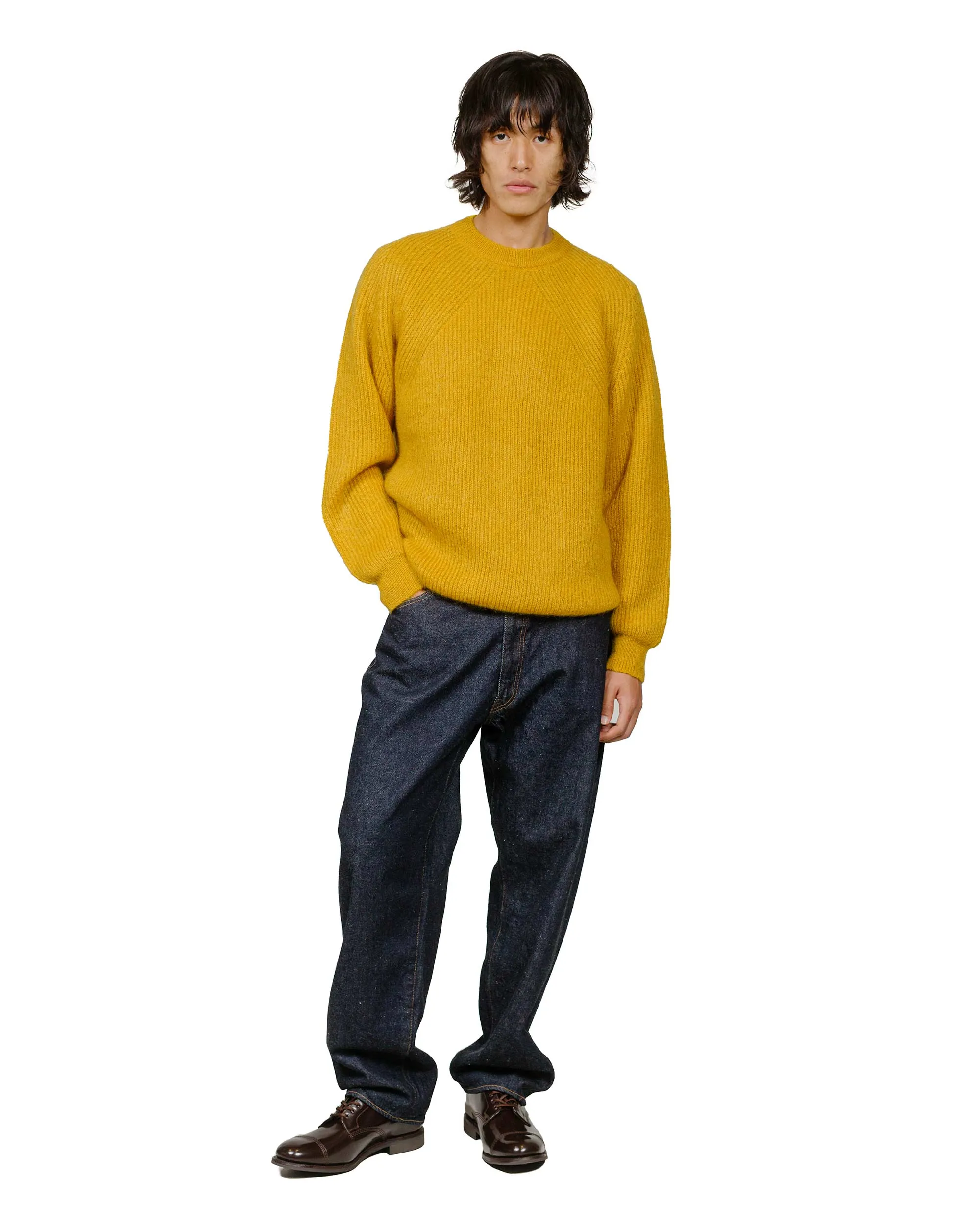 Batoner Pure Mohair Signature Crew Neck Yellow sold by Lost & Found product image thumbnail 4