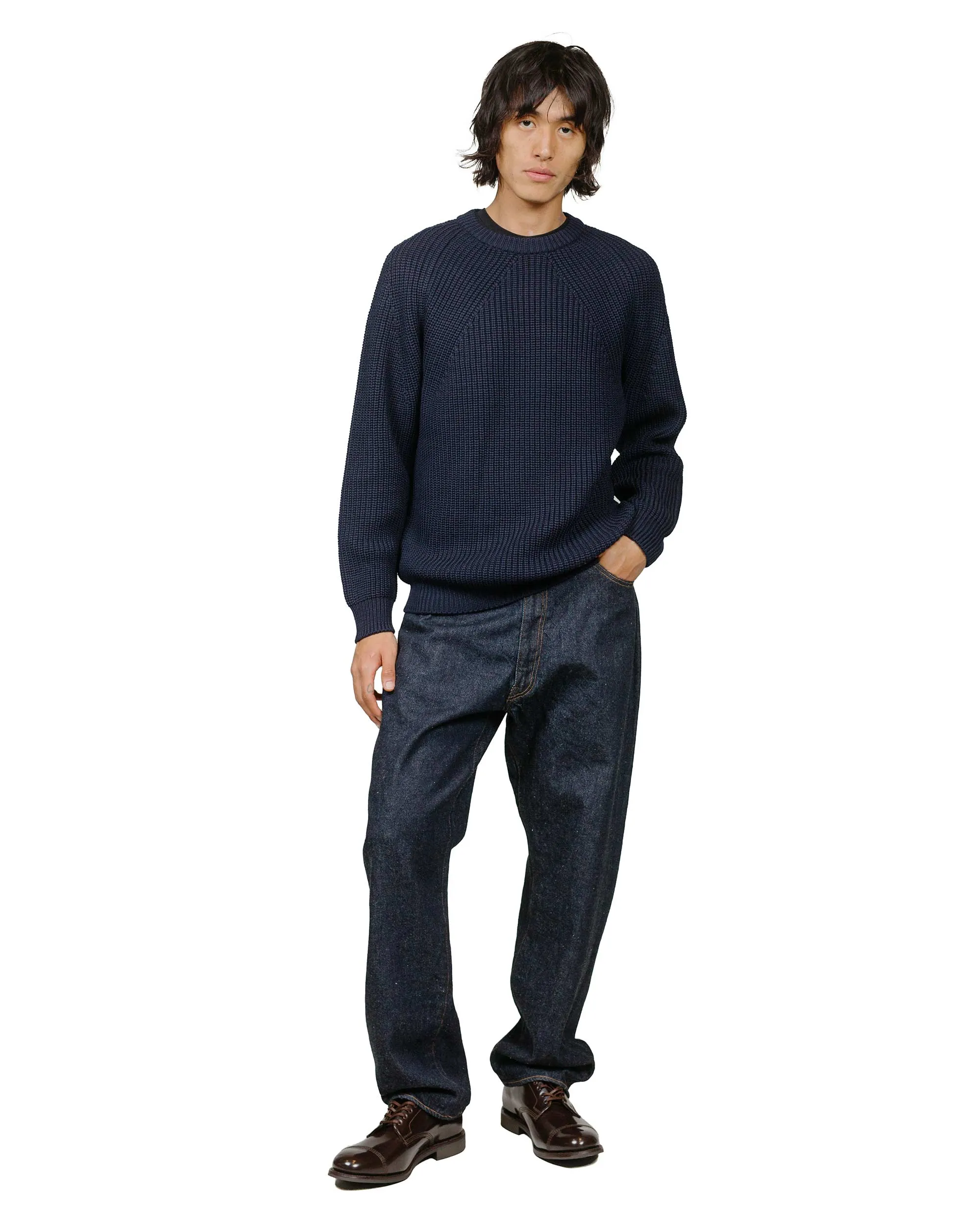 Batoner Signature Crew Neck Navy sold by Lost & Found product image thumbnail 4