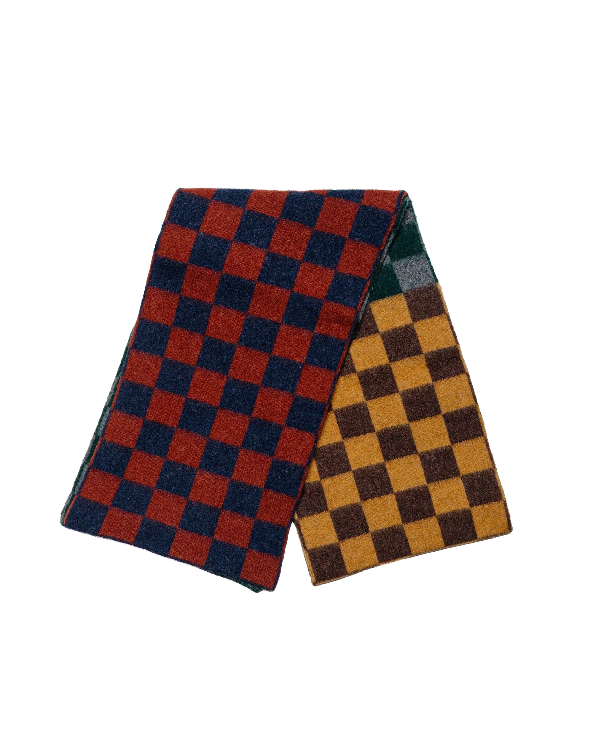 Howlin' Cosmic Checkerboard Scarf Navy sold by Lost & Found
