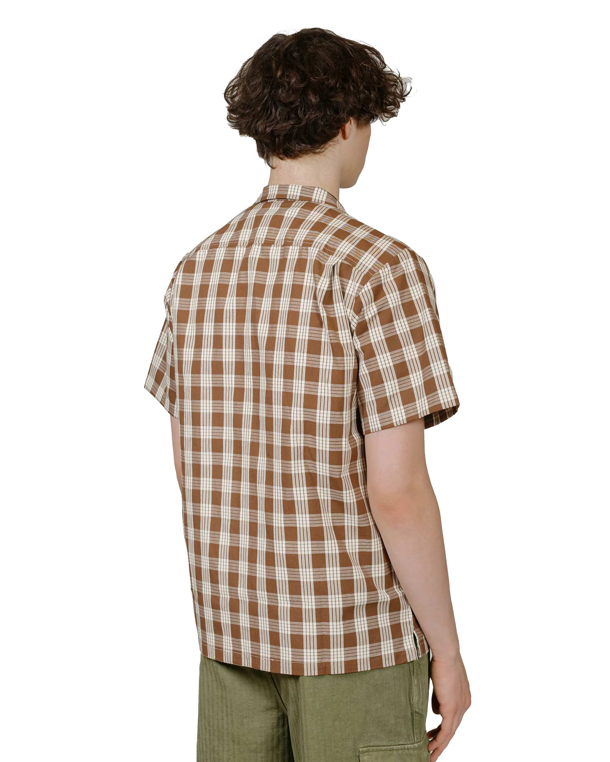 Bather Walnut Palaka Traveler Camp Shirt sold by Lost & Found product image thumbnail 3