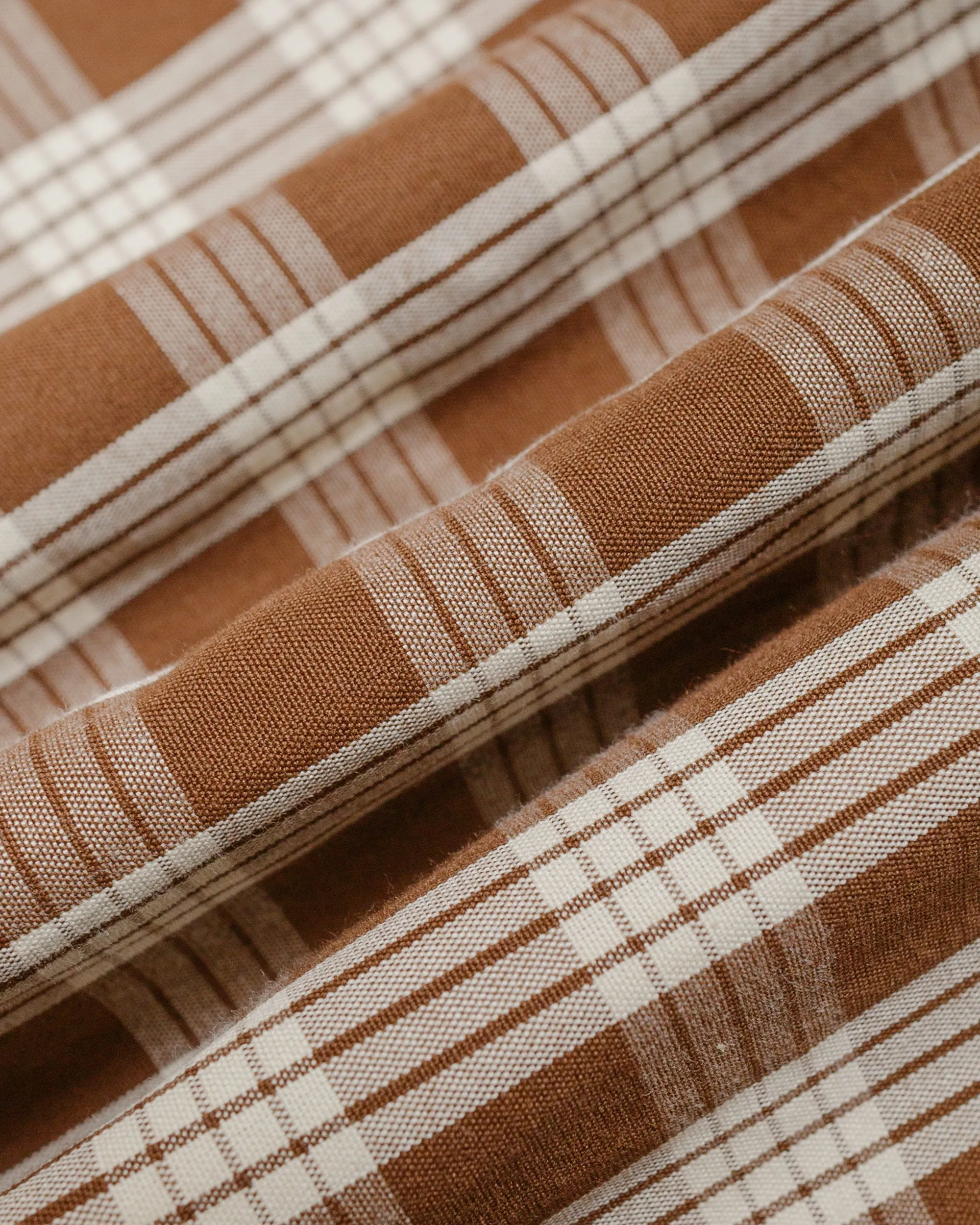 Bather Walnut Palaka Traveler Camp Shirt sold by Lost & Found product image thumbnail 5