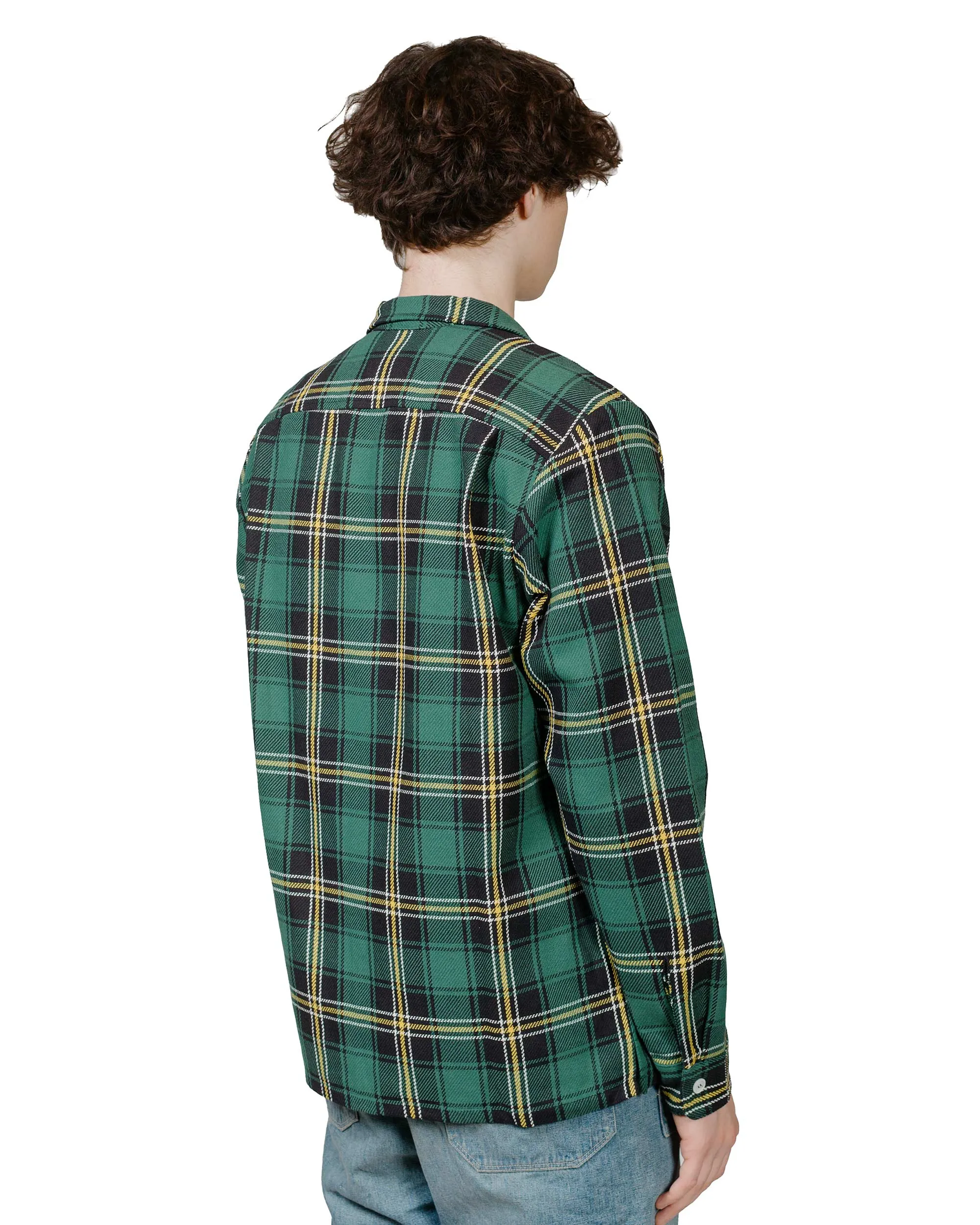 Bather Algae Plaid Flannel Shirt sold by Lost & Found product image thumbnail 3