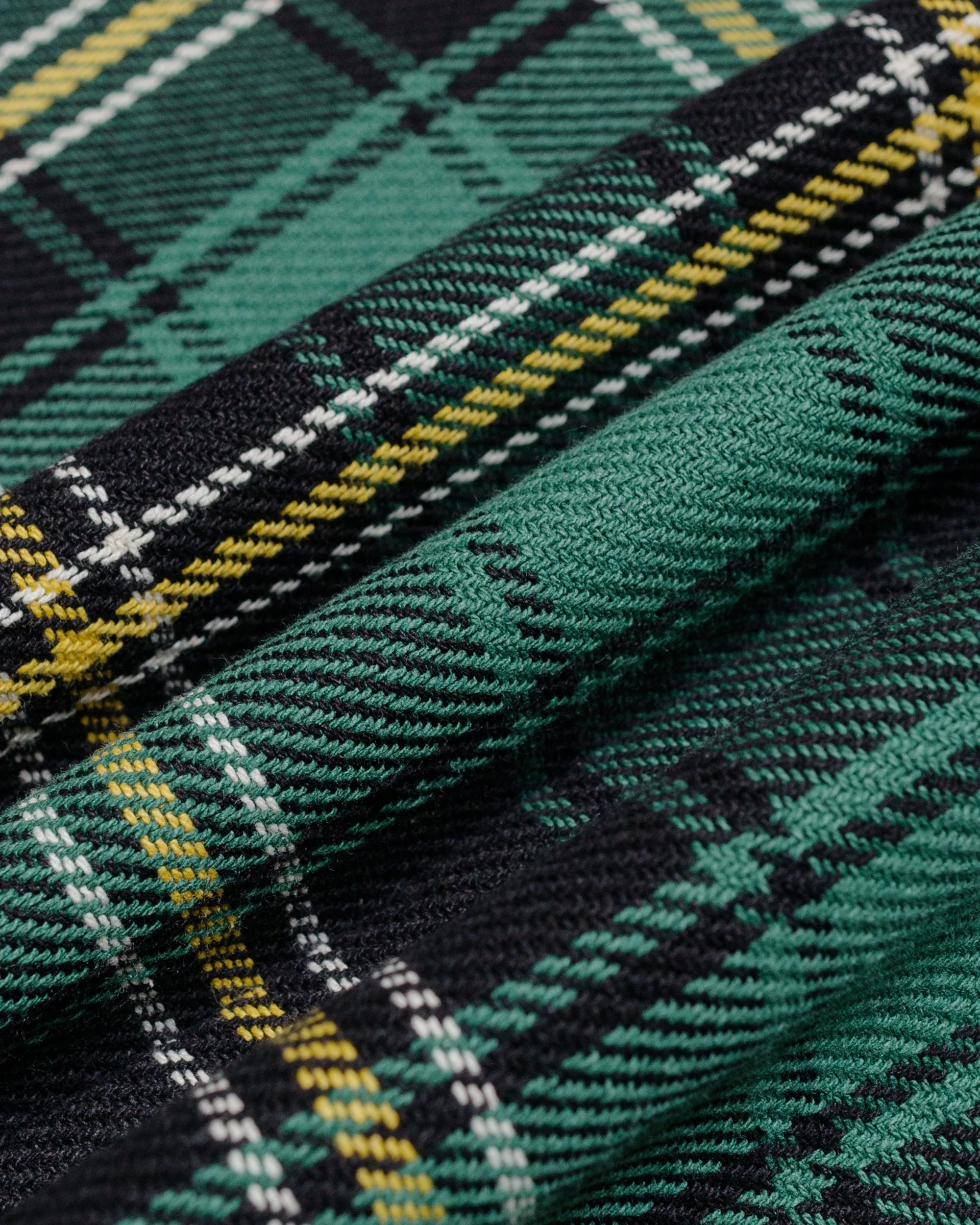 Bather Algae Plaid Flannel Shirt sold by Lost & Found product image thumbnail 5