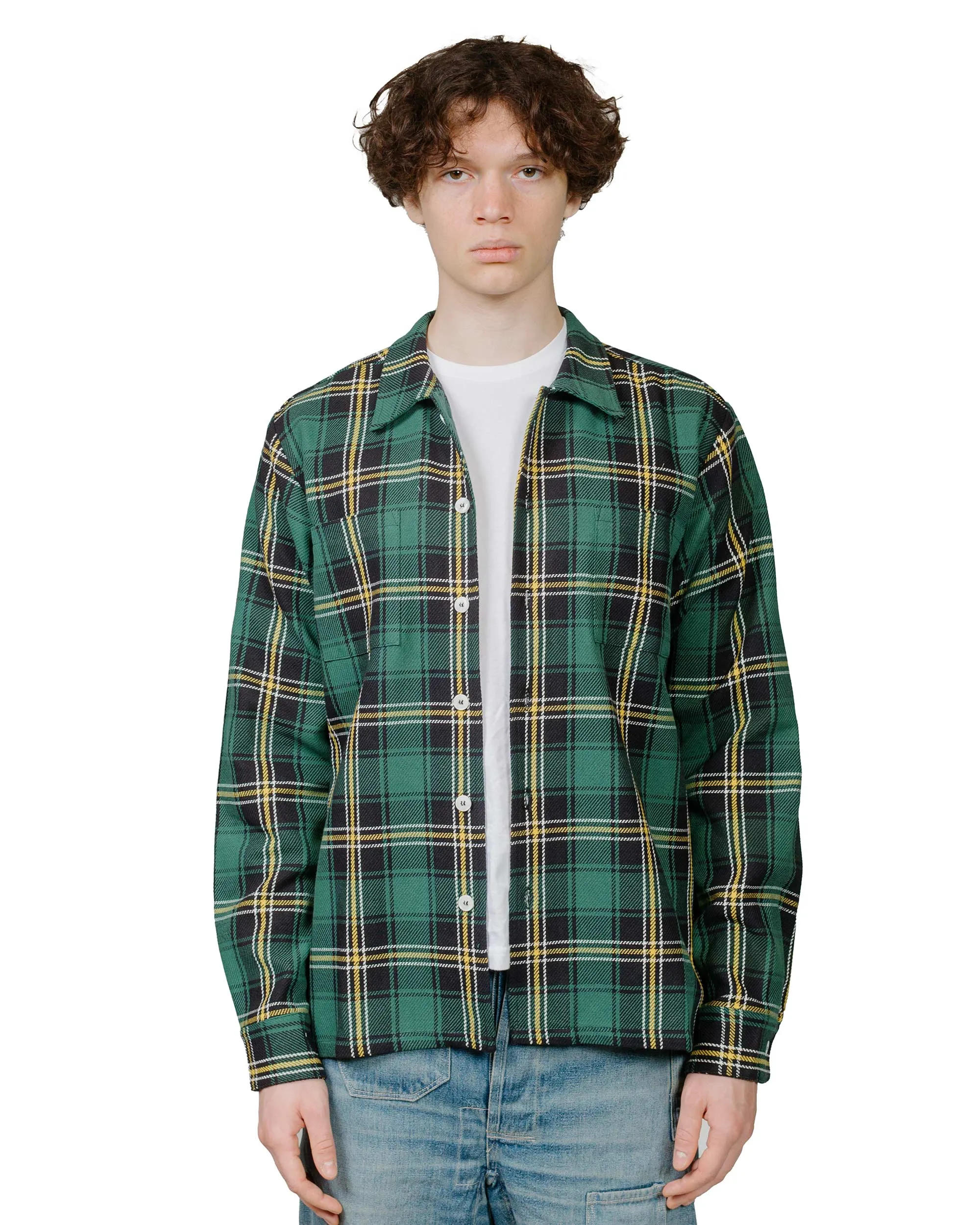 Bather Algae Plaid Flannel Shirt sold by Lost & Found product image thumbnail 2