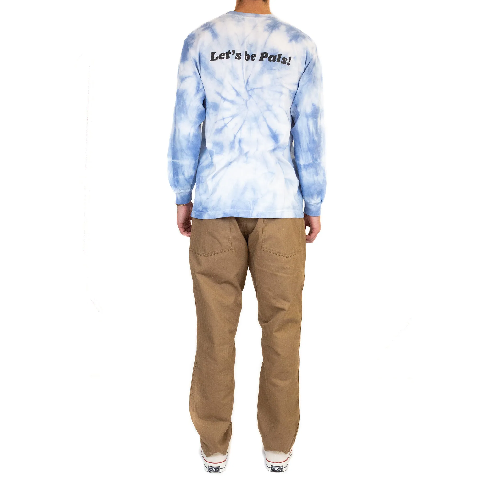 Liam Goslett Hippie Dining Table Tie Dye Tee Blue sold by Lost & Found product image thumbnail 3