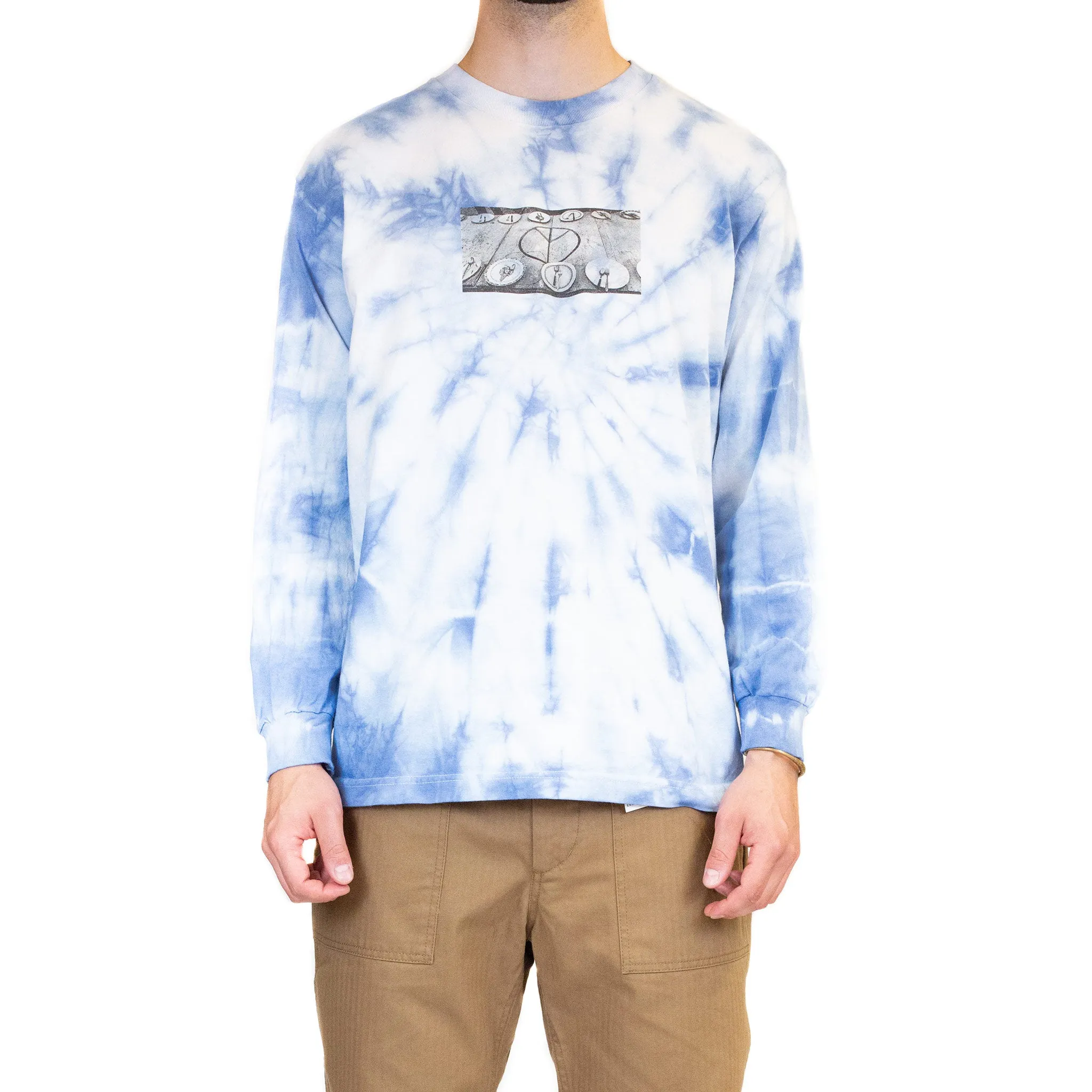 Liam Goslett Hippie Dining Table Tie Dye Tee Blue sold by Lost & Found product image thumbnail 2